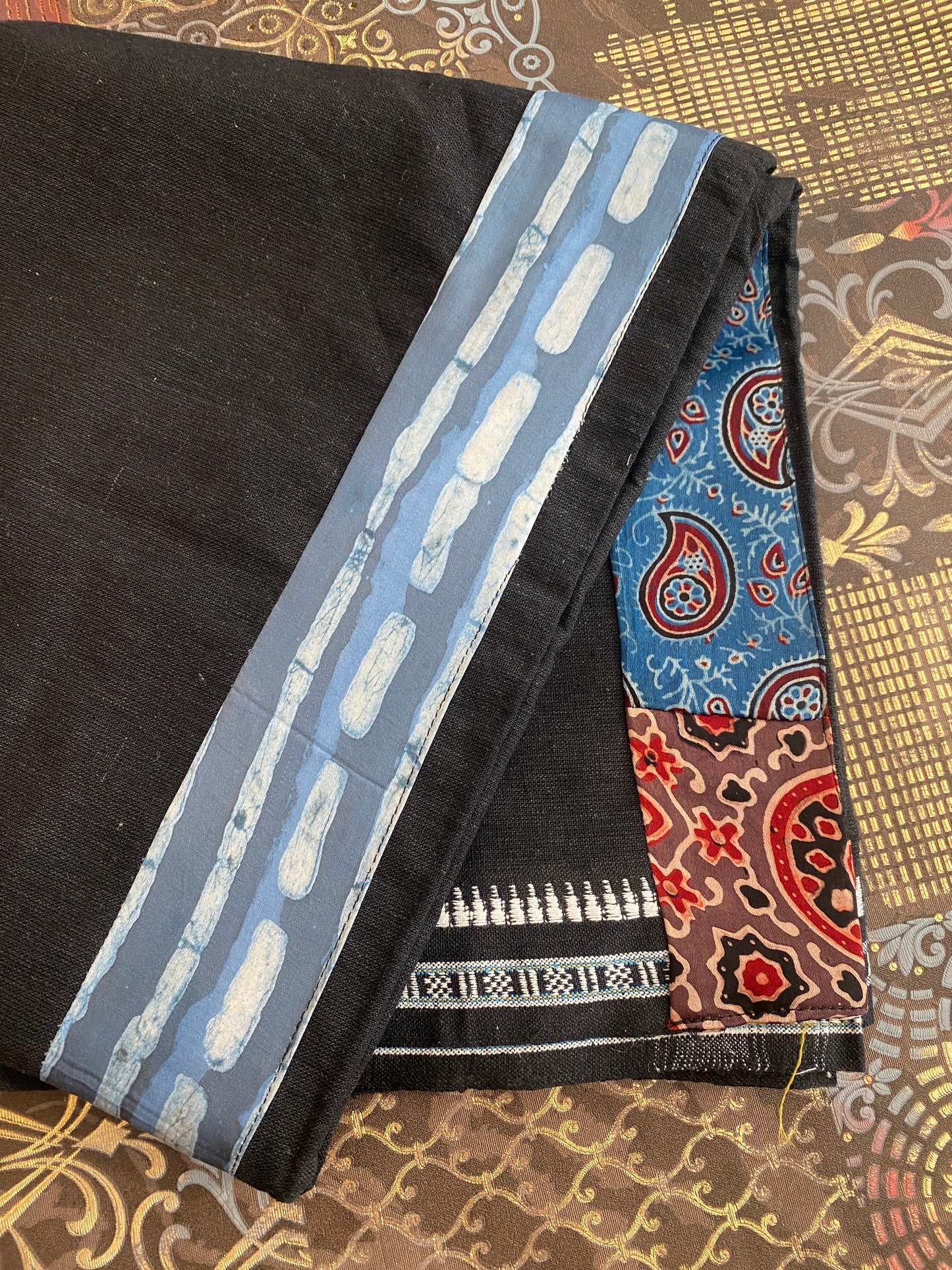 Modal Silk Multi Patch Cotton Mund