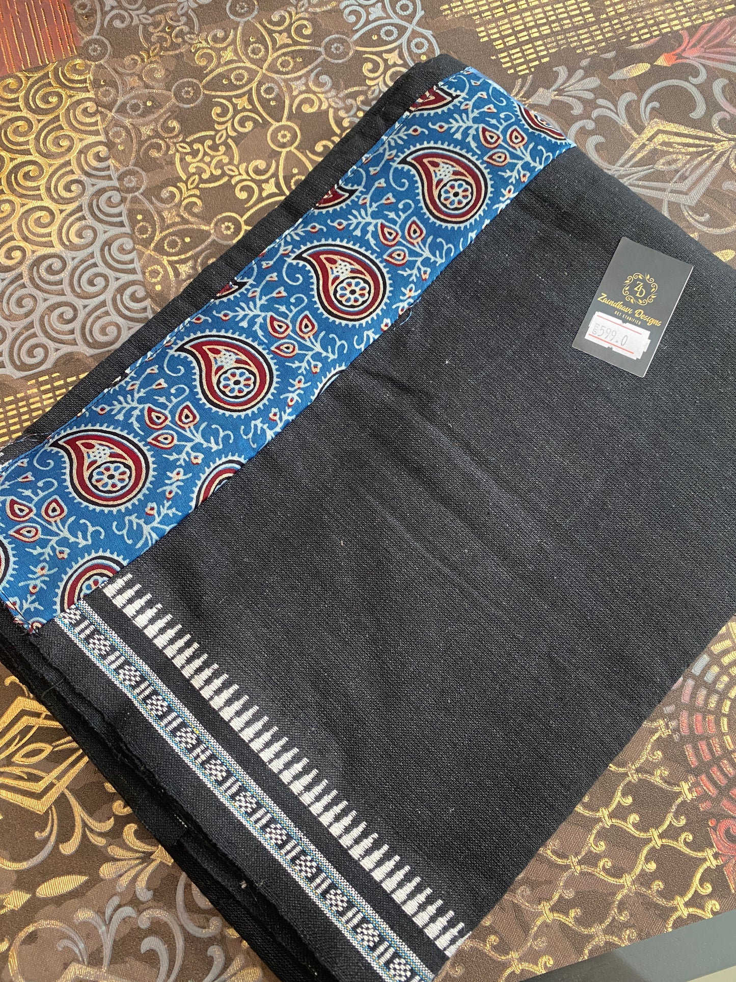 Modal Silk Multi Patch Cotton Mund