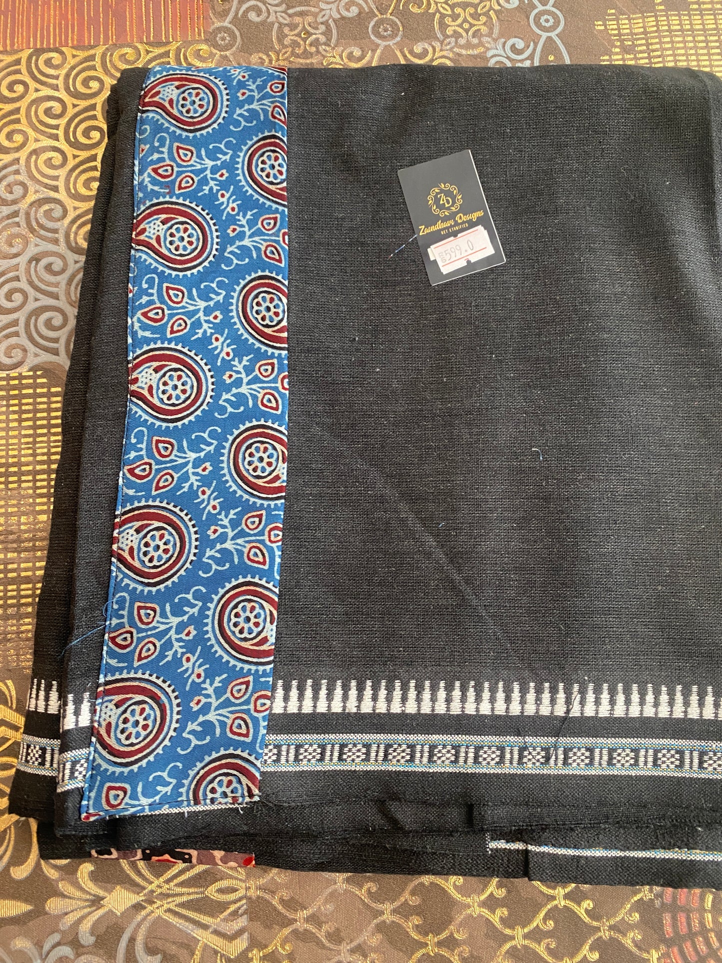 Modal Silk Multi Patch Cotton Mund
