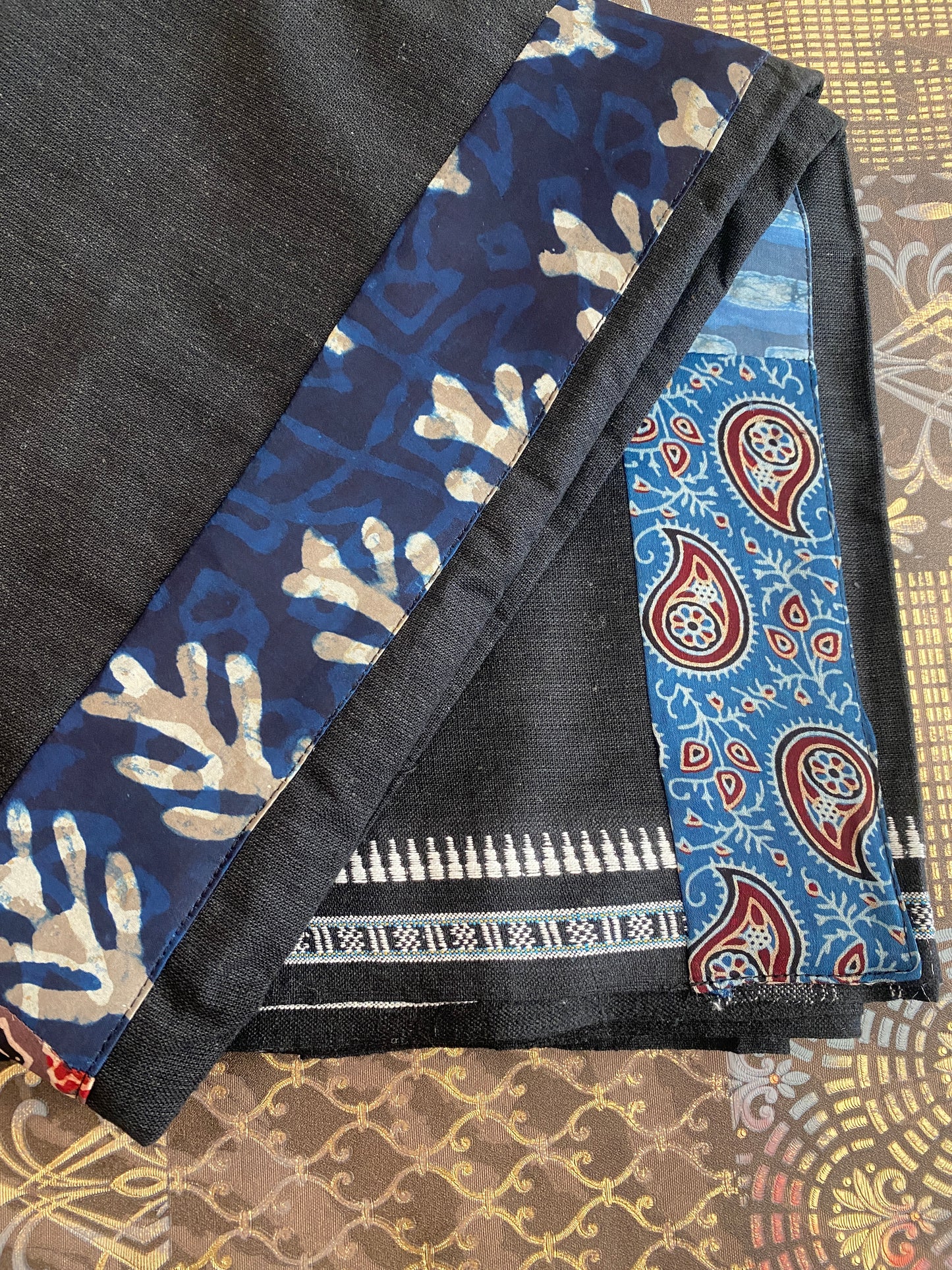 Modal Silk Multi Patch Cotton Mund
