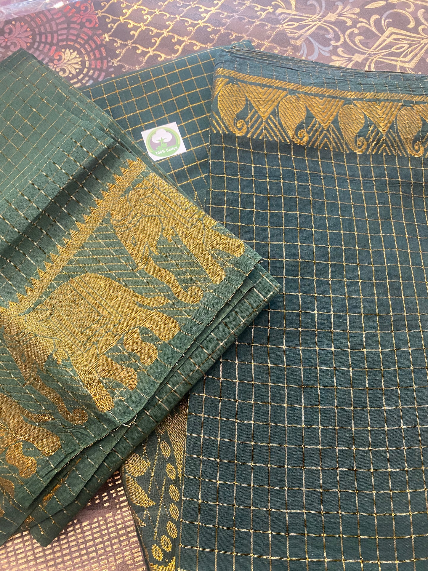 Madurai Sungudi Saree ( With Blouse )