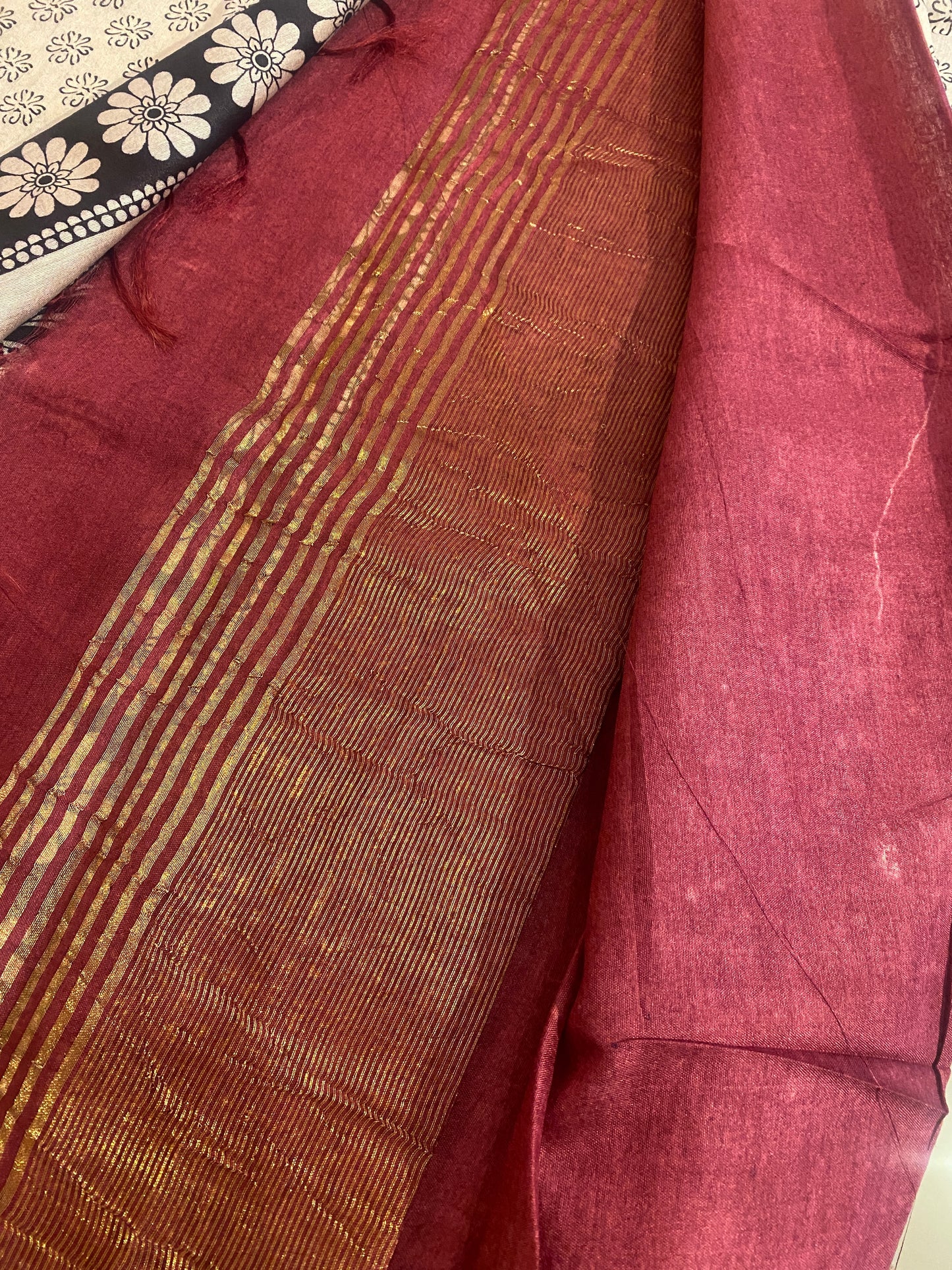 Pen Kalamkari Saree