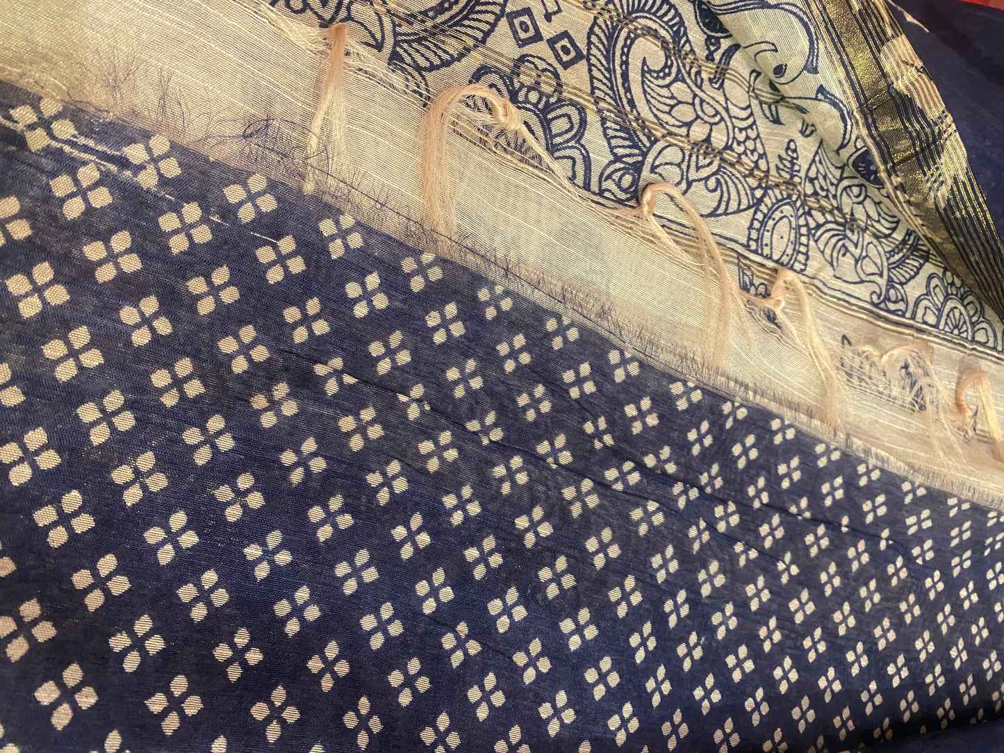 Pen Kalamkari Saree