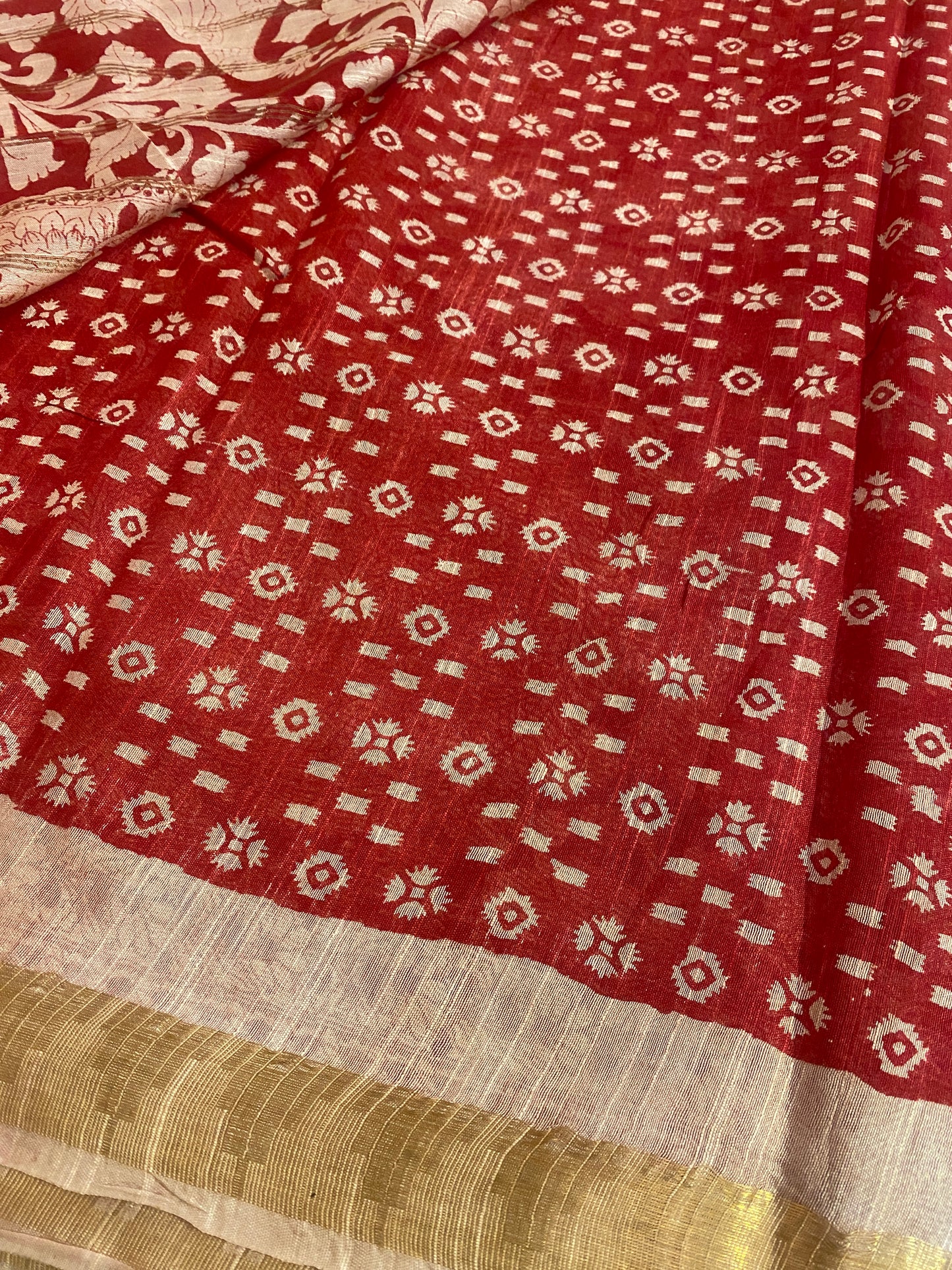 Pen Kalamkari Saree