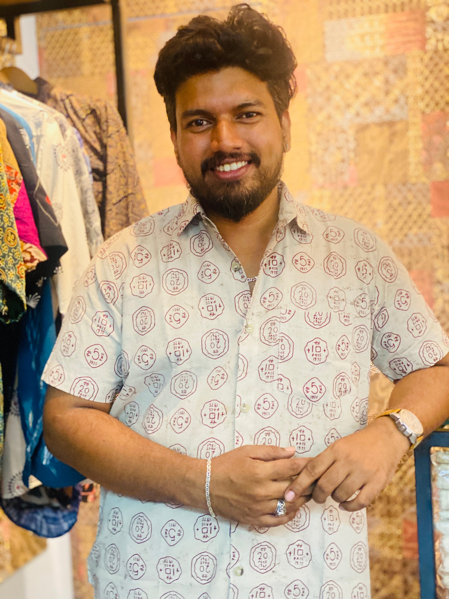 Premium Cotton Paisa Print Shirt