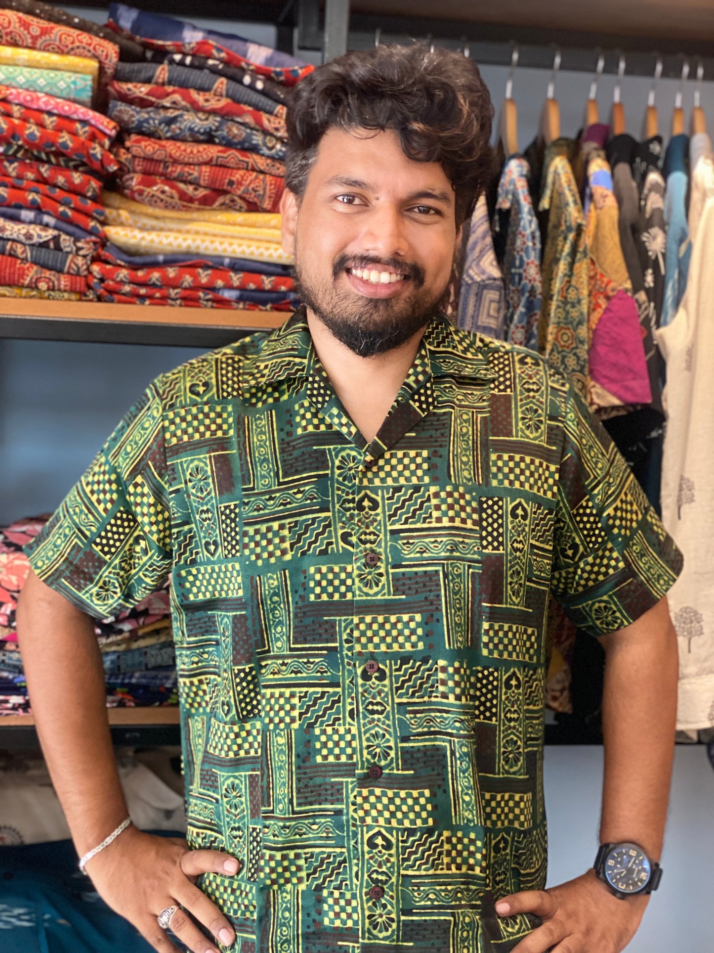 Mashru Silk Shirt