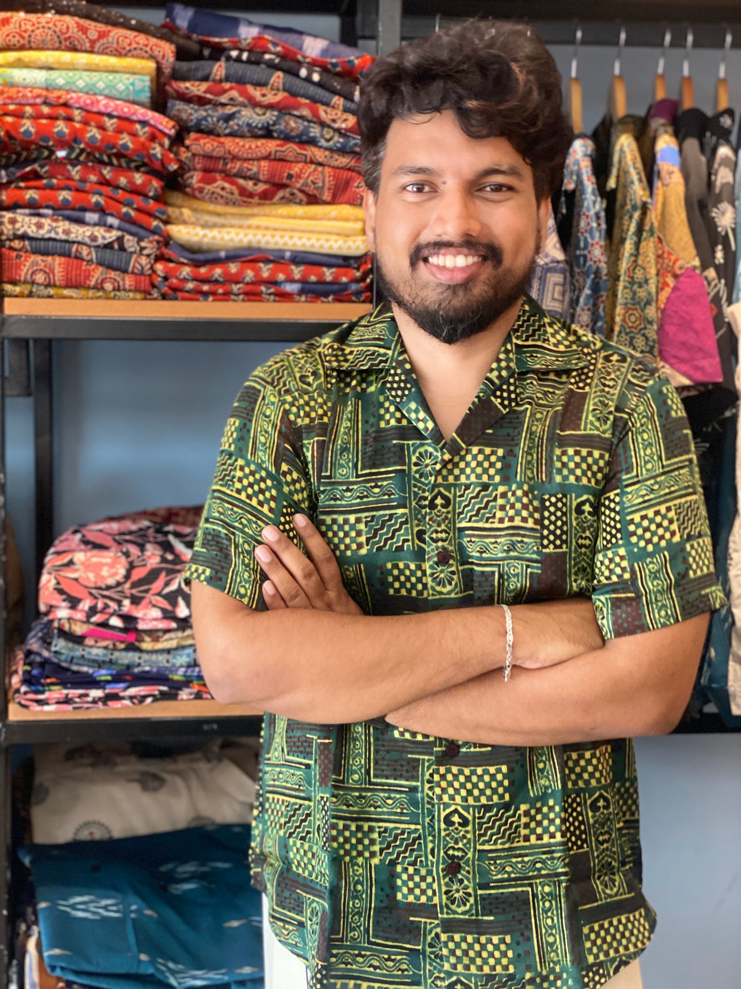 Mashru Silk Shirt