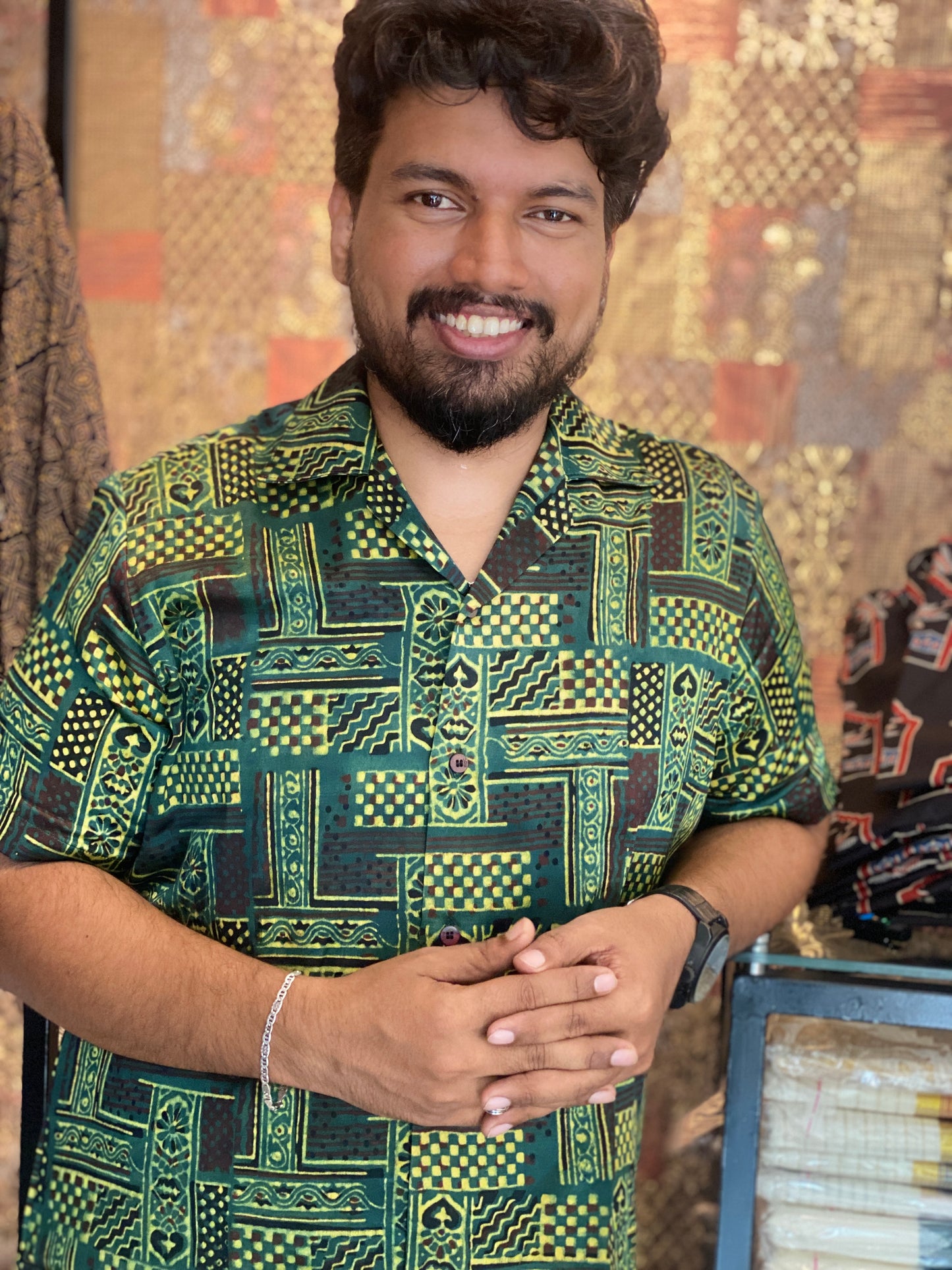Mashru Silk Shirt