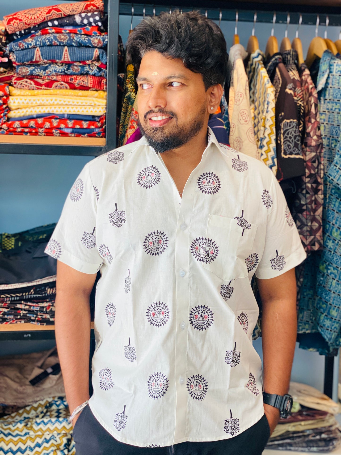 Cotton Printed Shirt