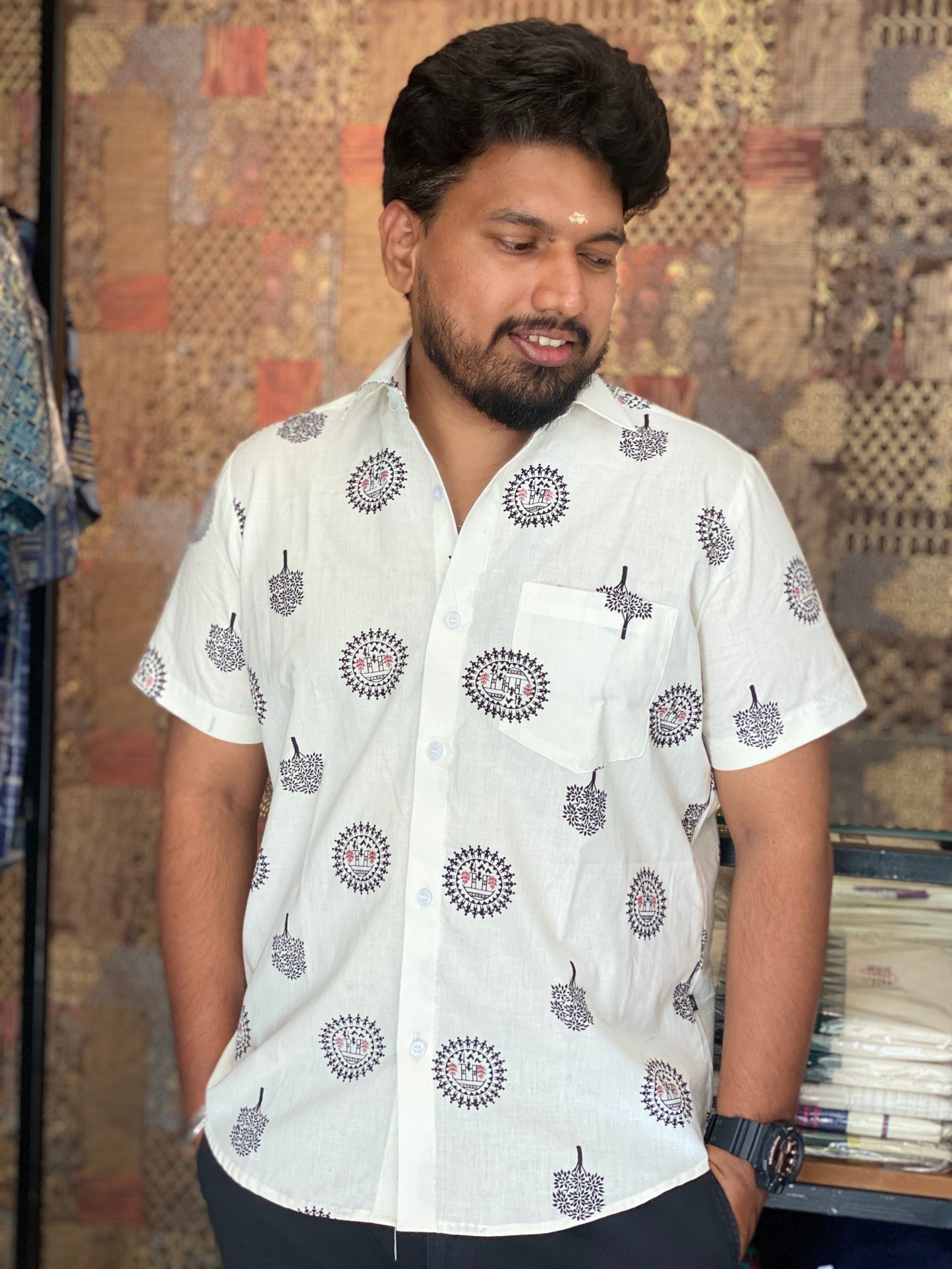 Cotton Printed Shirt
