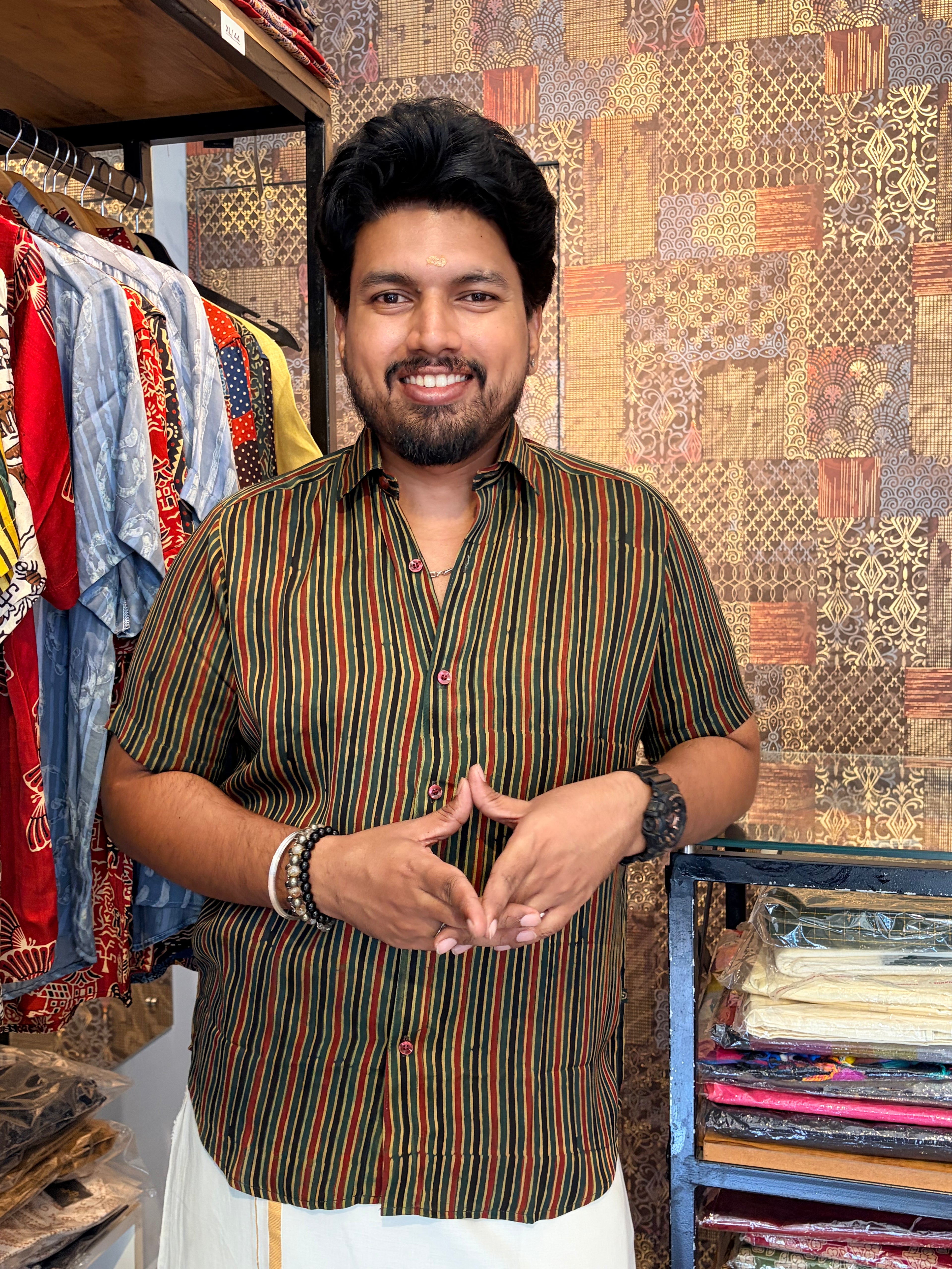 Rekhamala Modal Silk Shirt