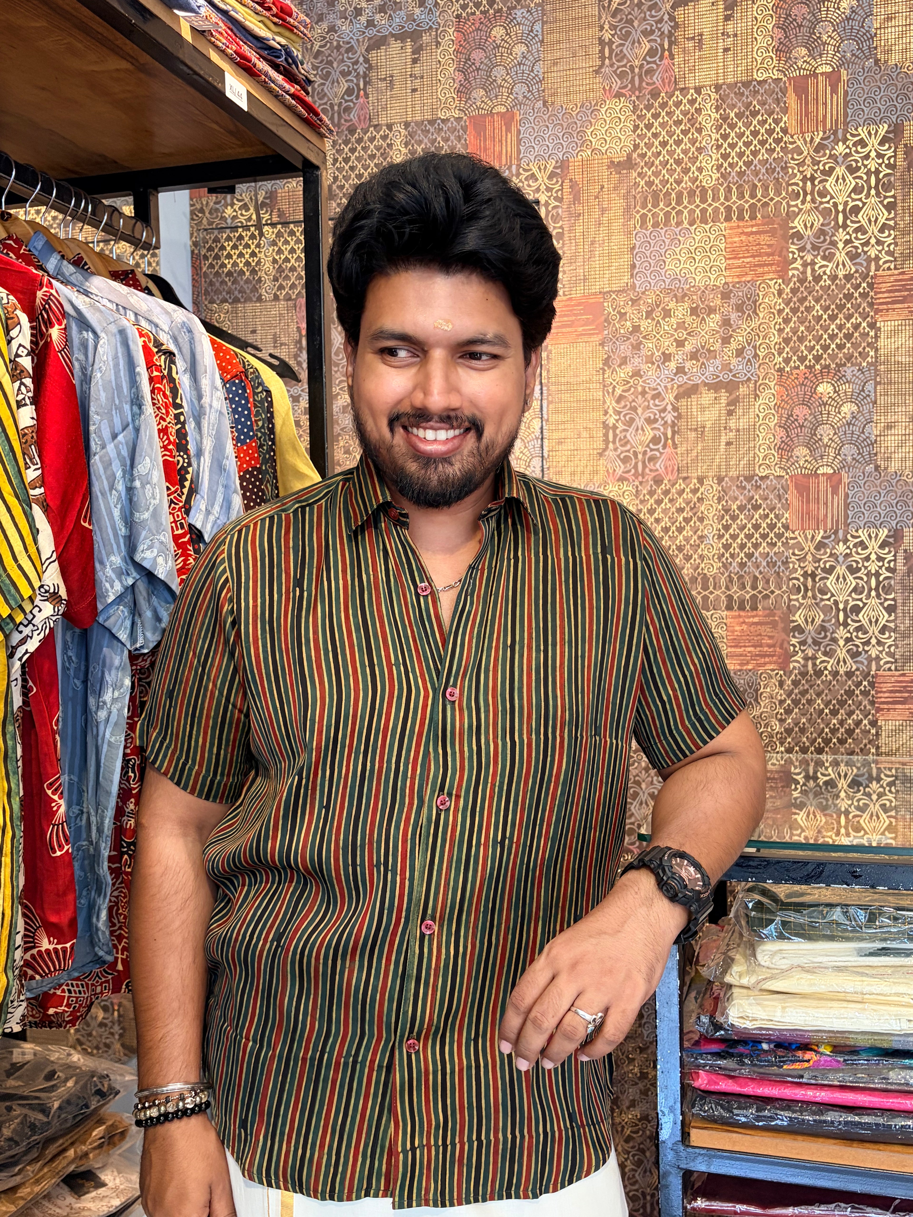 Rekhamala Modal Silk Shirt