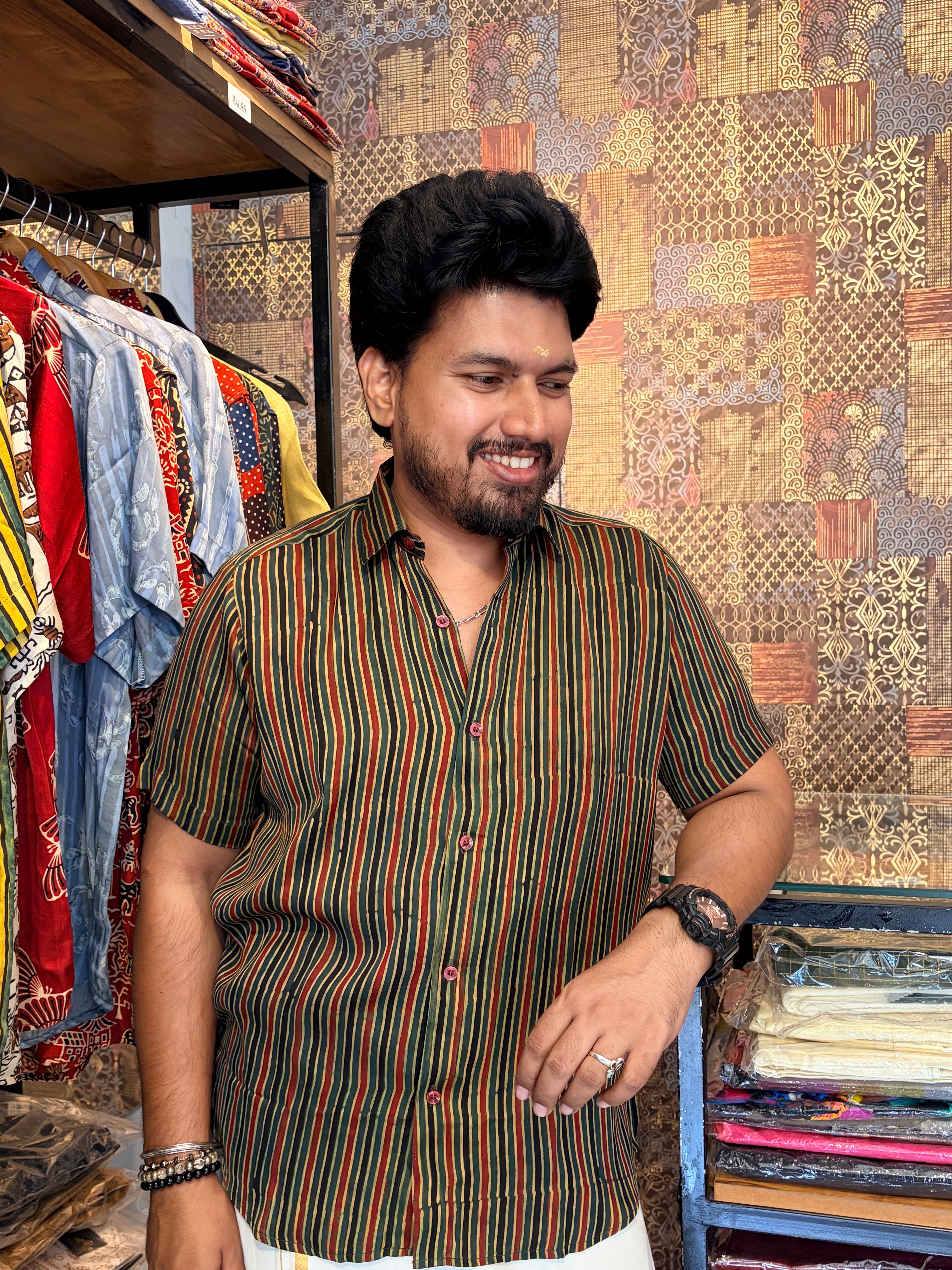 Rekhamala Modal Silk Shirt