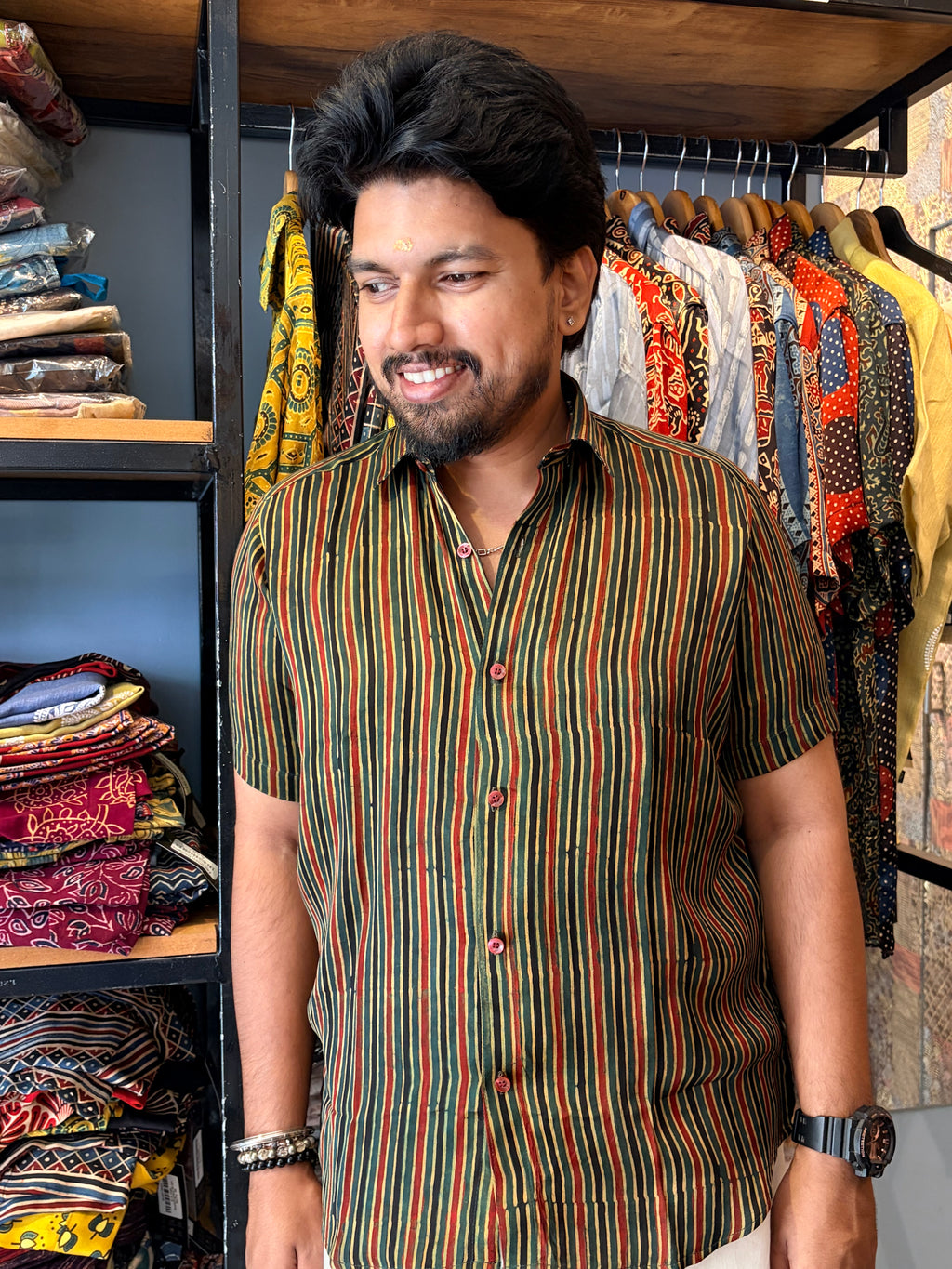 Rekhamala Modal Silk Shirt
