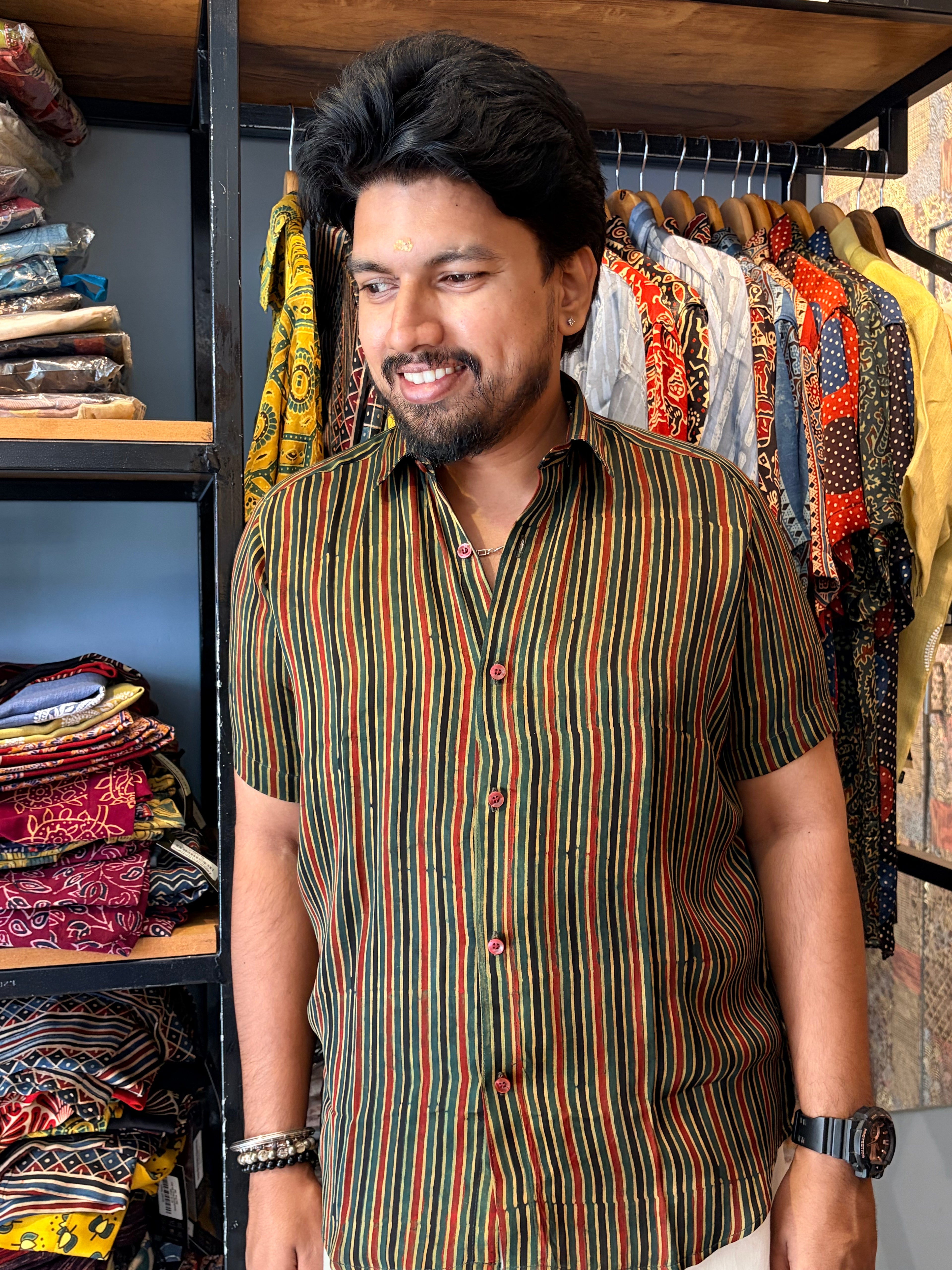 Rekhamala Modal Silk Shirt