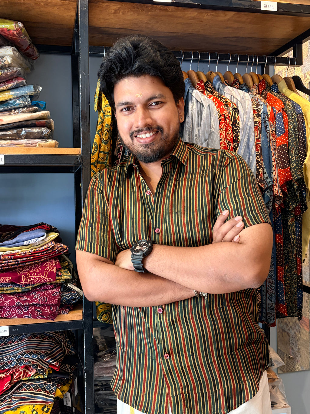 Rekhamala Modal Silk Shirt