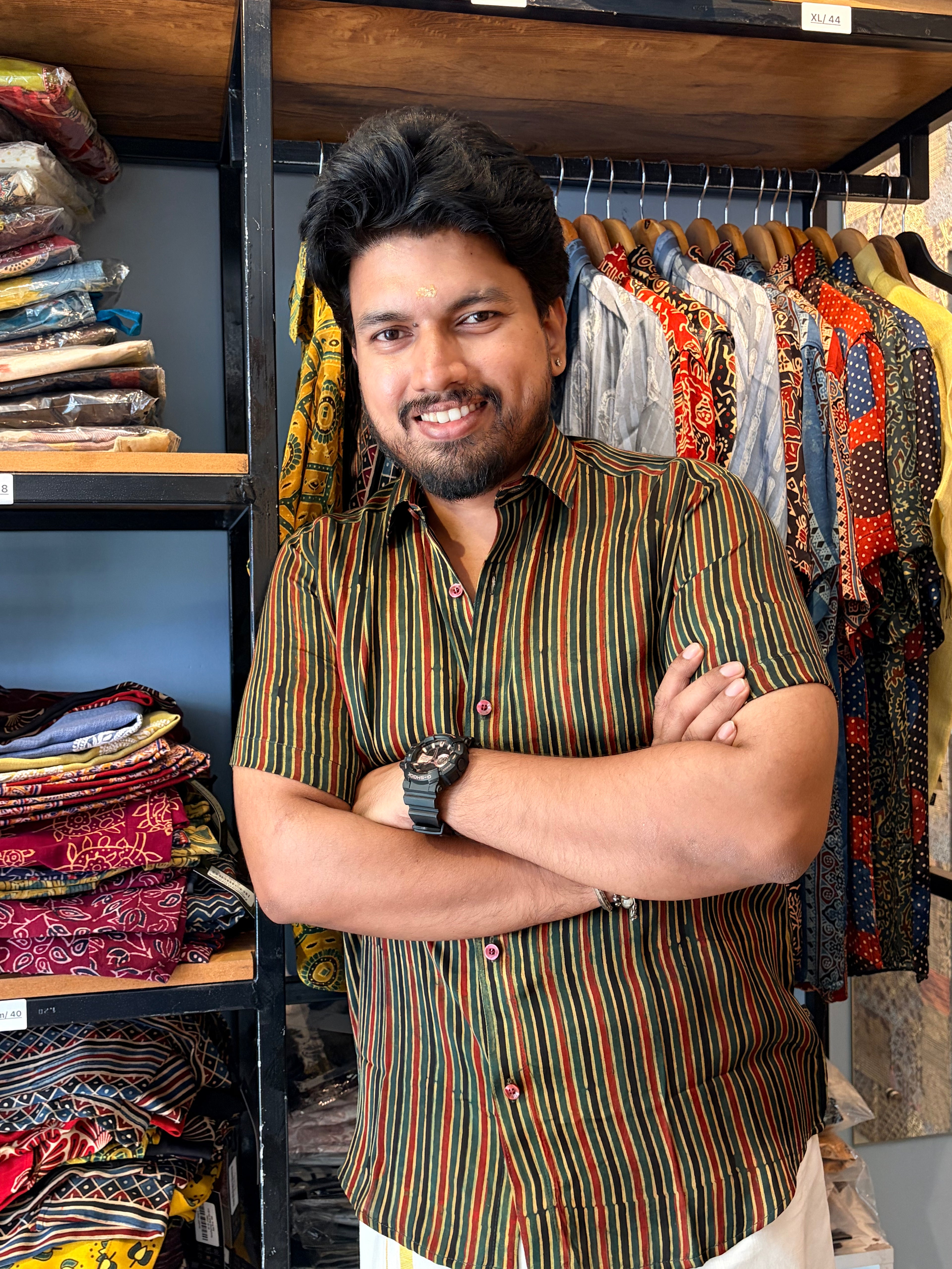 Rekhamala Modal Silk Shirt