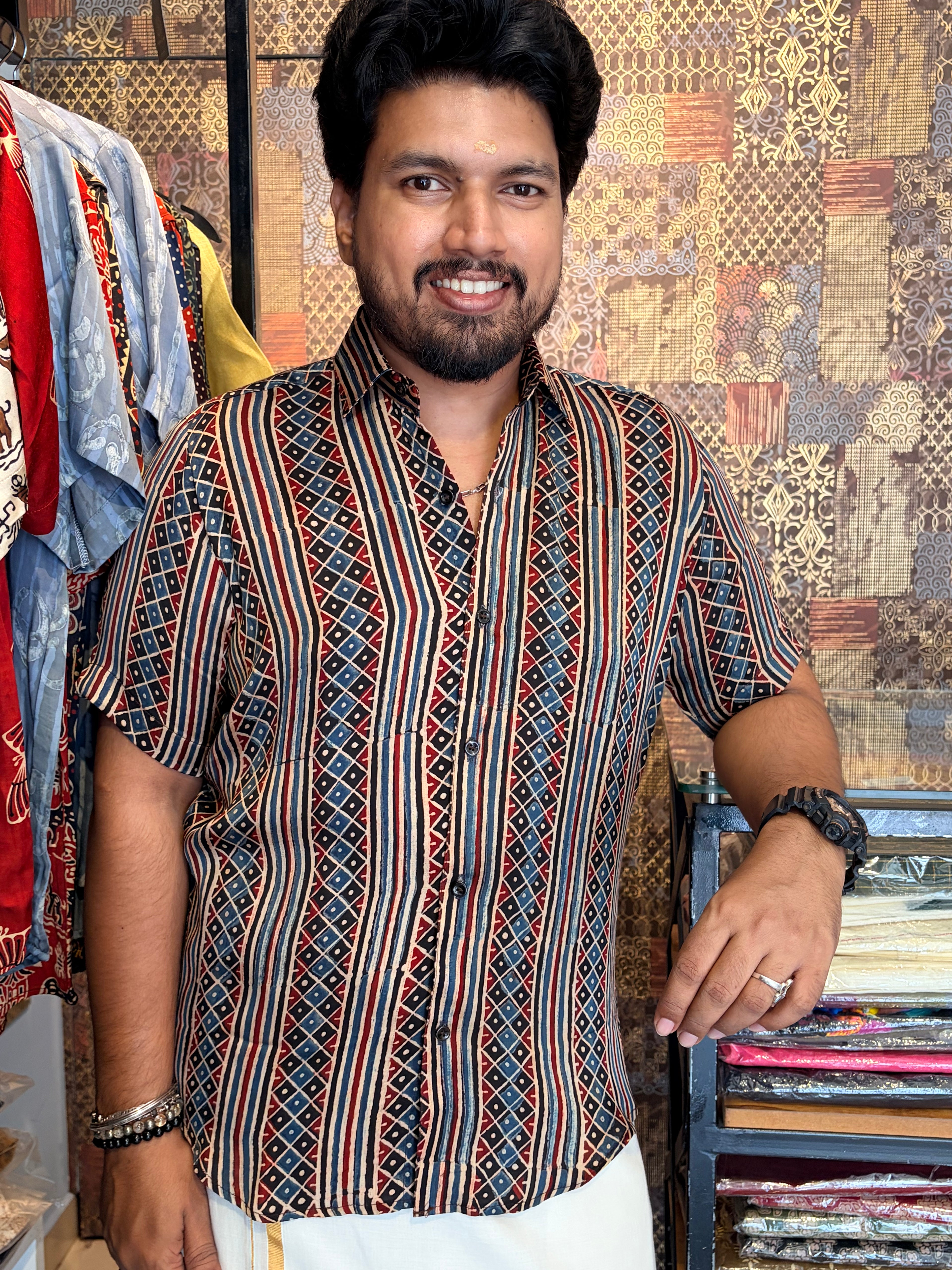 Mandala Modal Silk Shirt
