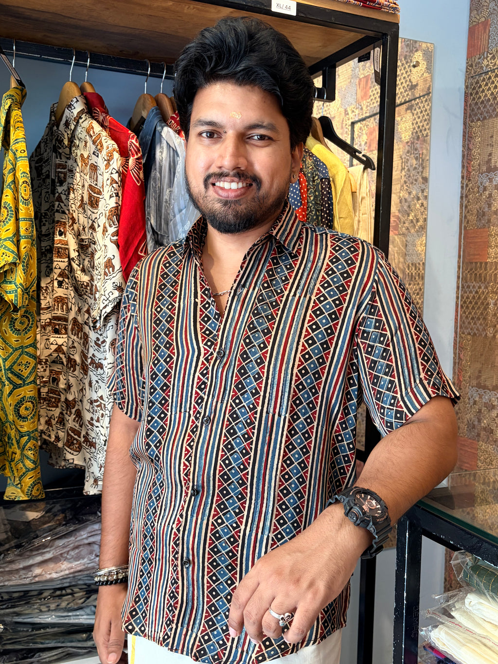 Mandala Modal Silk Shirt