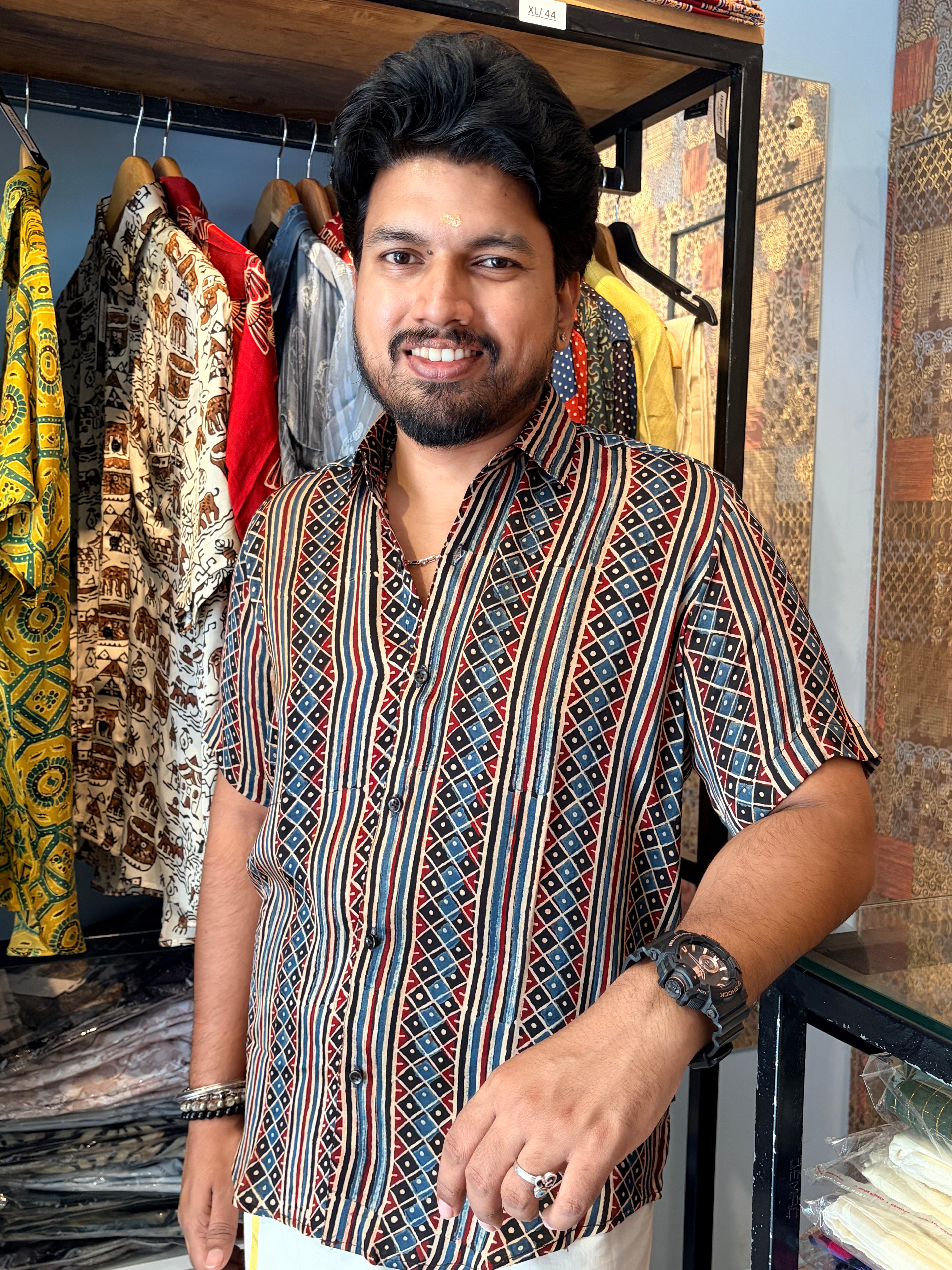 Mandala Modal Silk Shirt