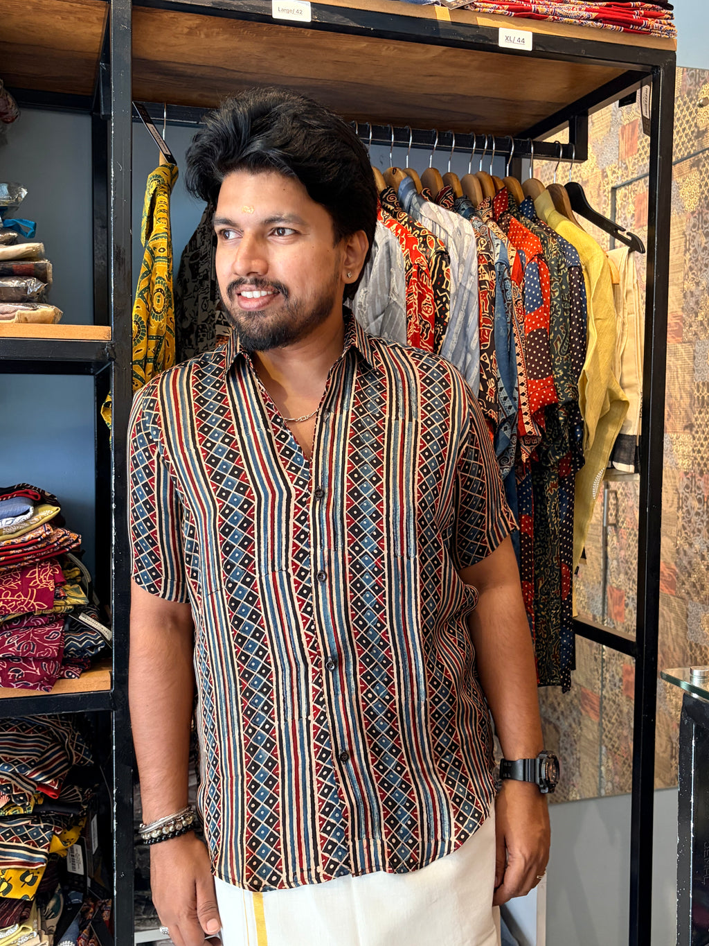 Mandala Modal Silk Shirt