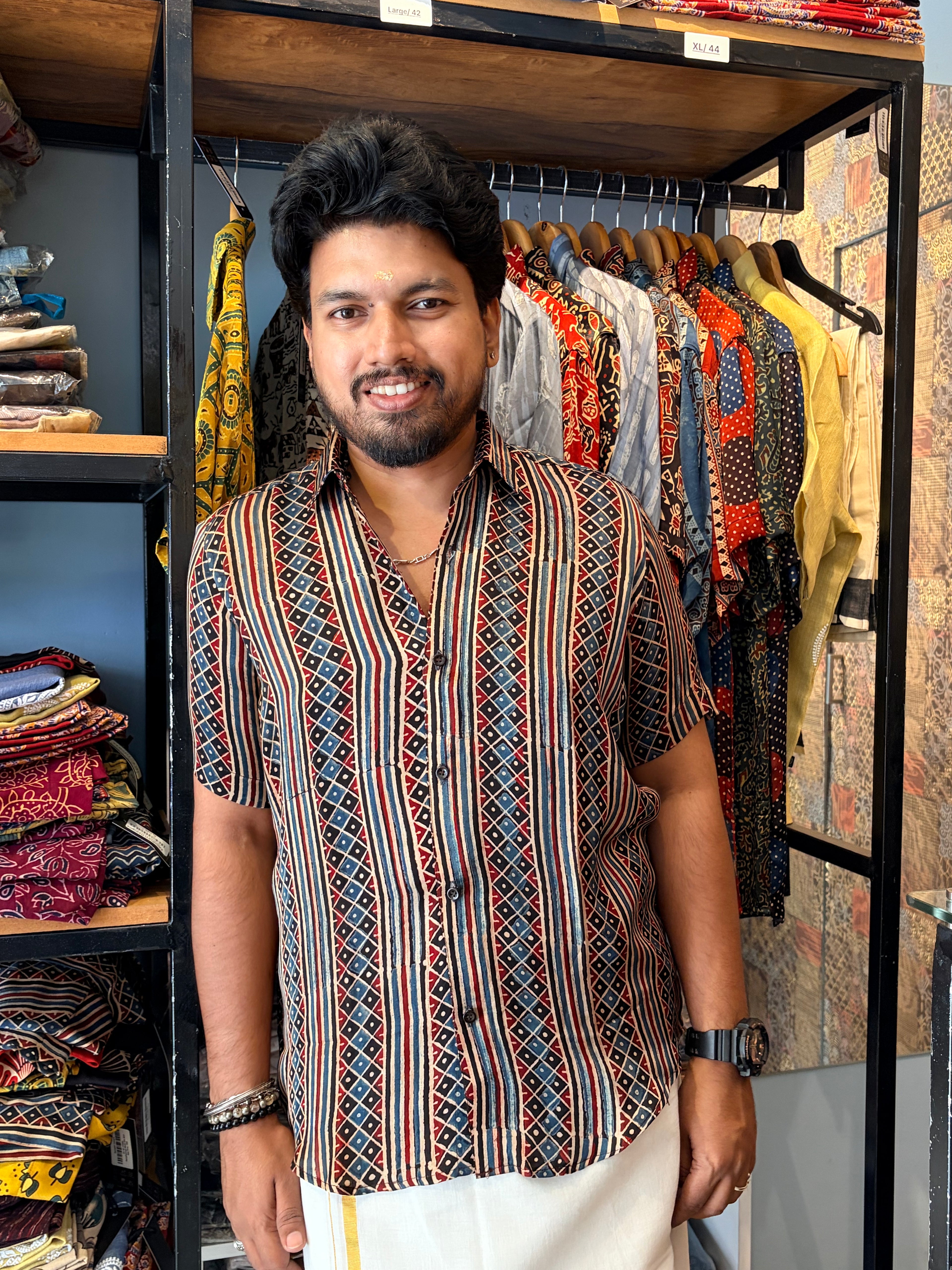 Mandala Modal Silk Shirt