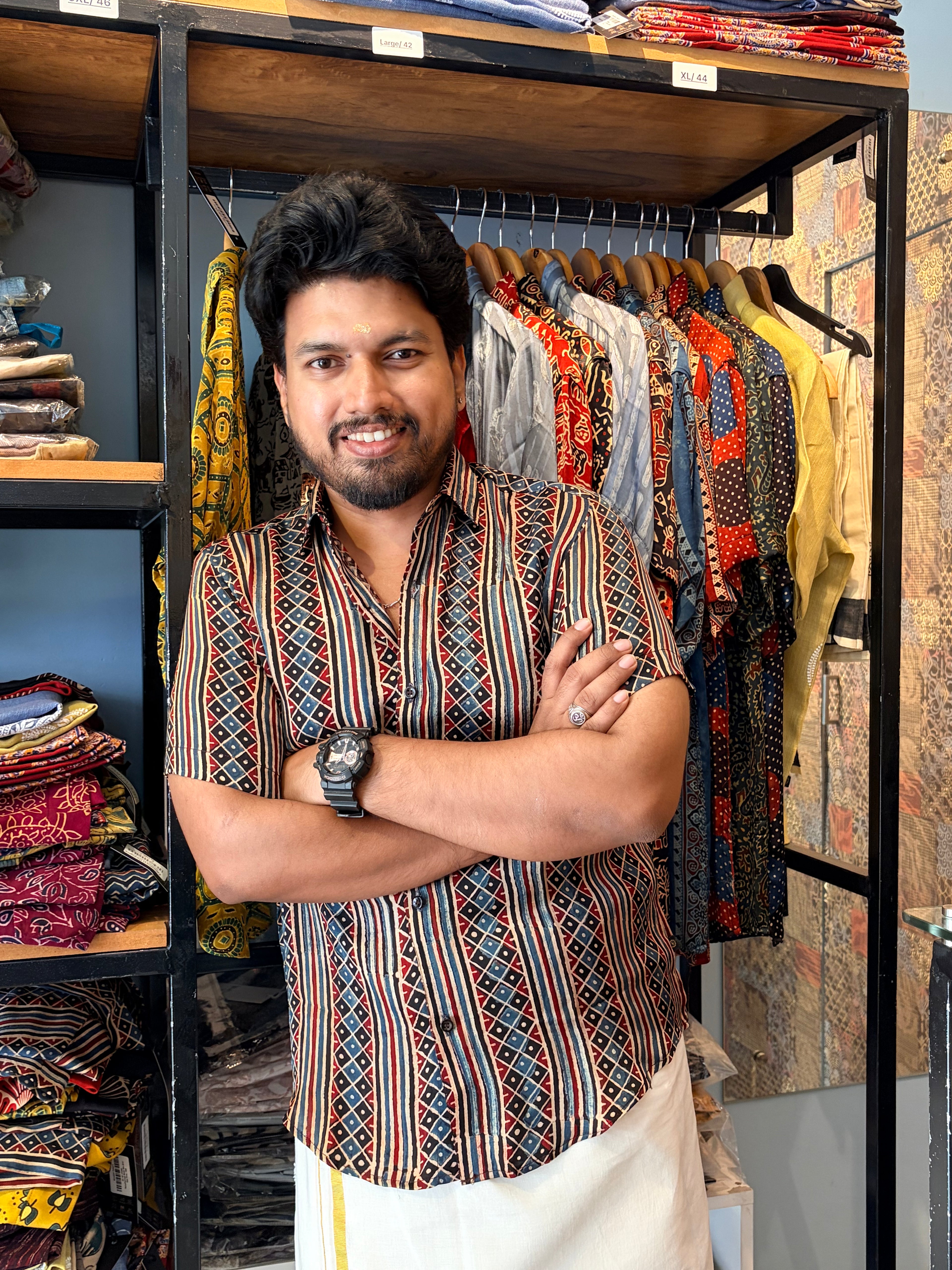 Mandala Modal Silk Shirt