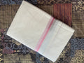 Handloom Double Mund ( Silver & Pink Kara )