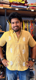 Varna Chandana Linen Cotton Embroidery Shirt