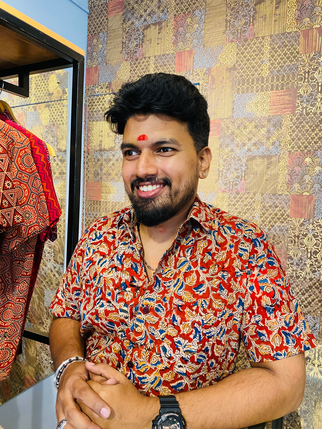 Lohita- Kalamkari Premium Cotton Shirt