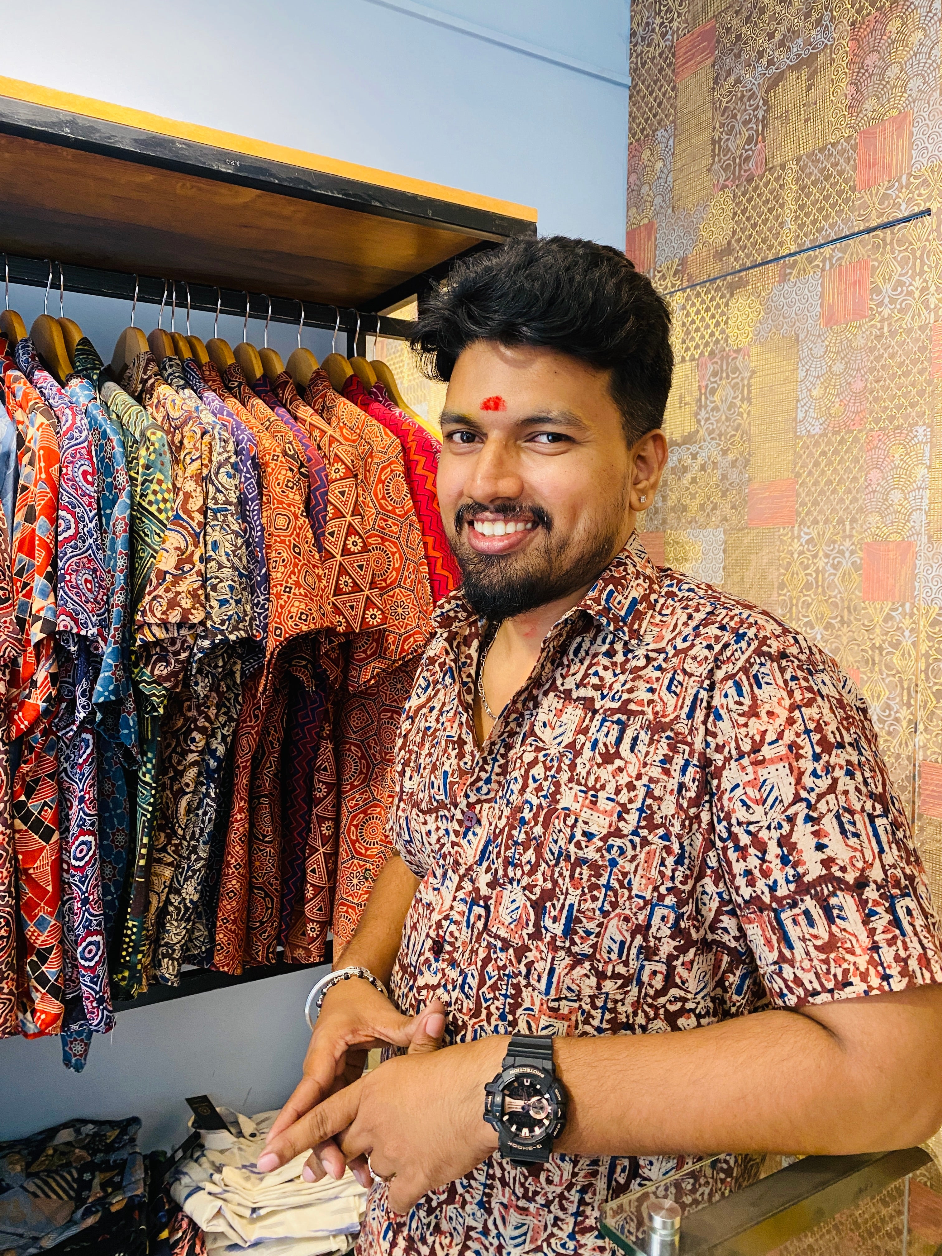 Dhara - Kalamkari Cotton Shirt