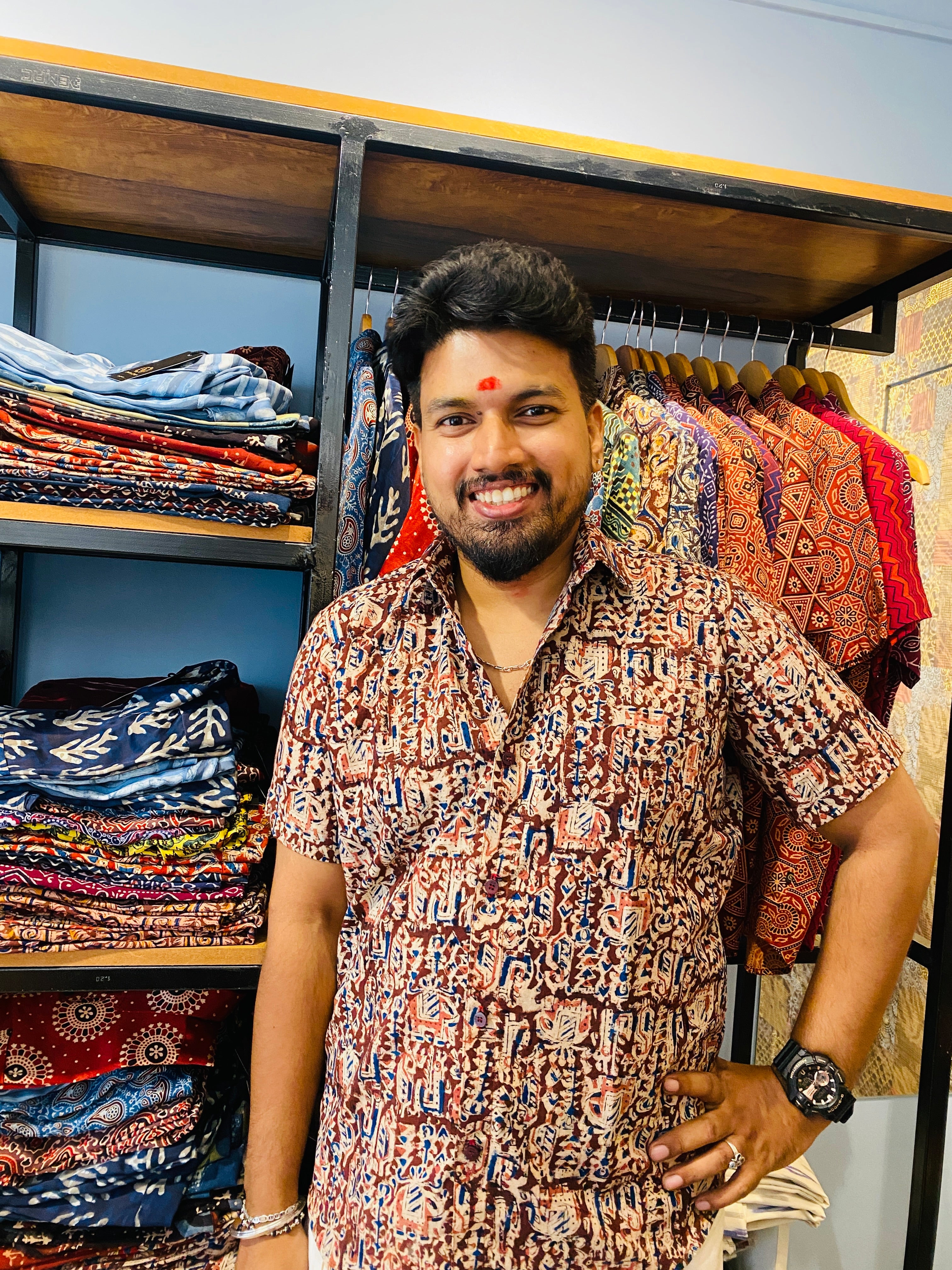 Dhara - Kalamkari Cotton Shirt