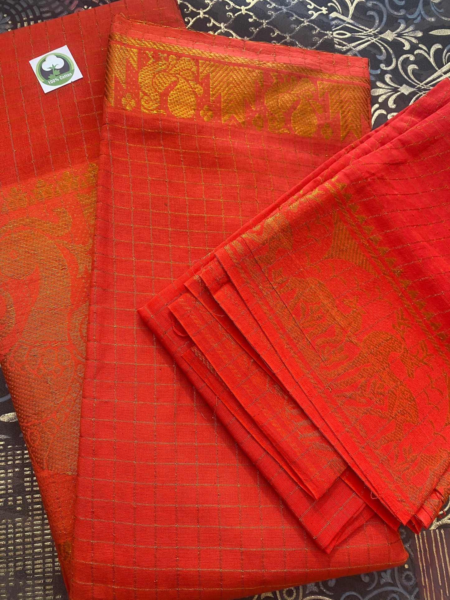 Madurai Sungudi Saree ( With Blouse )