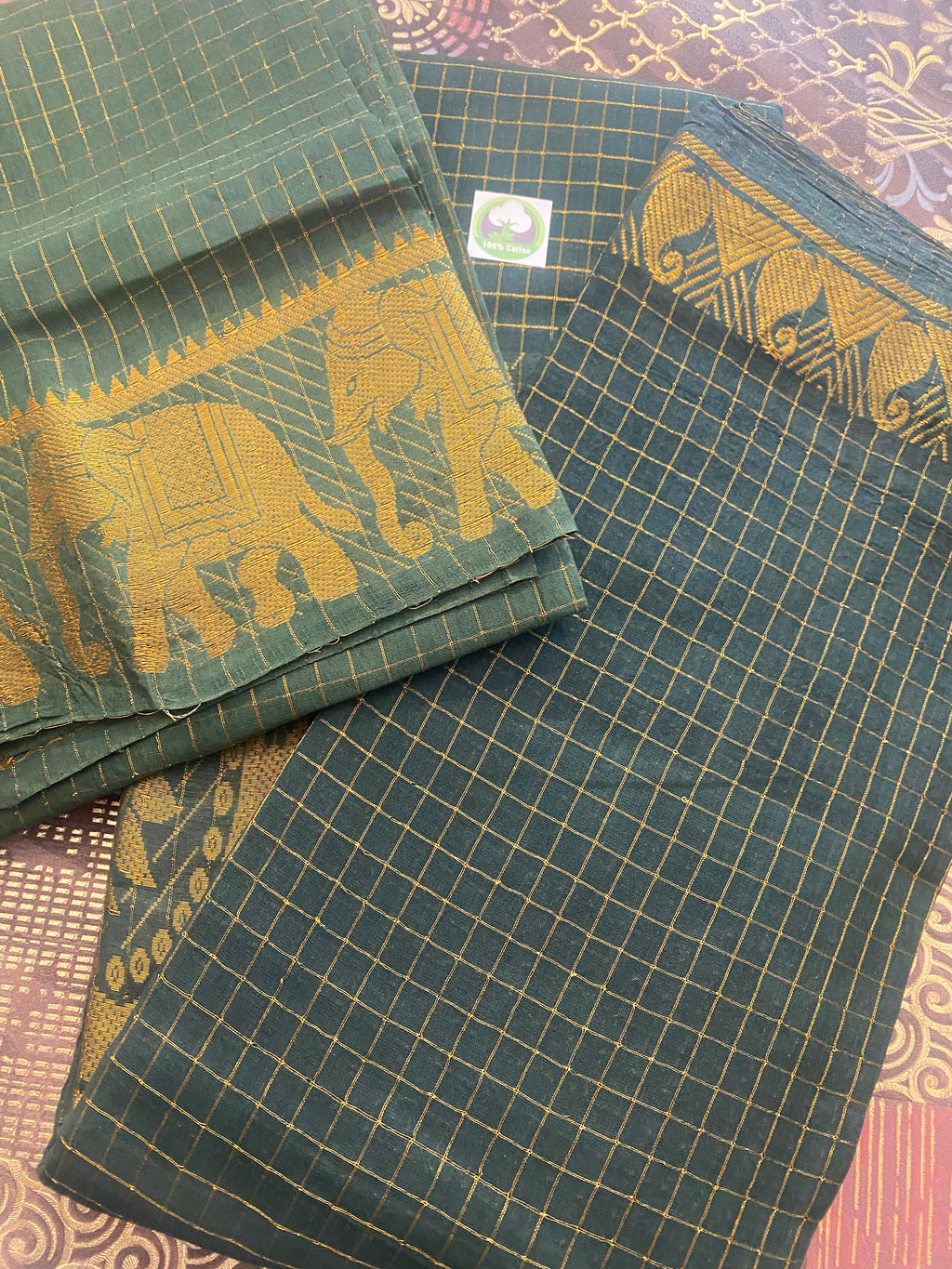 Madurai Sungudi Saree ( With Blouse )