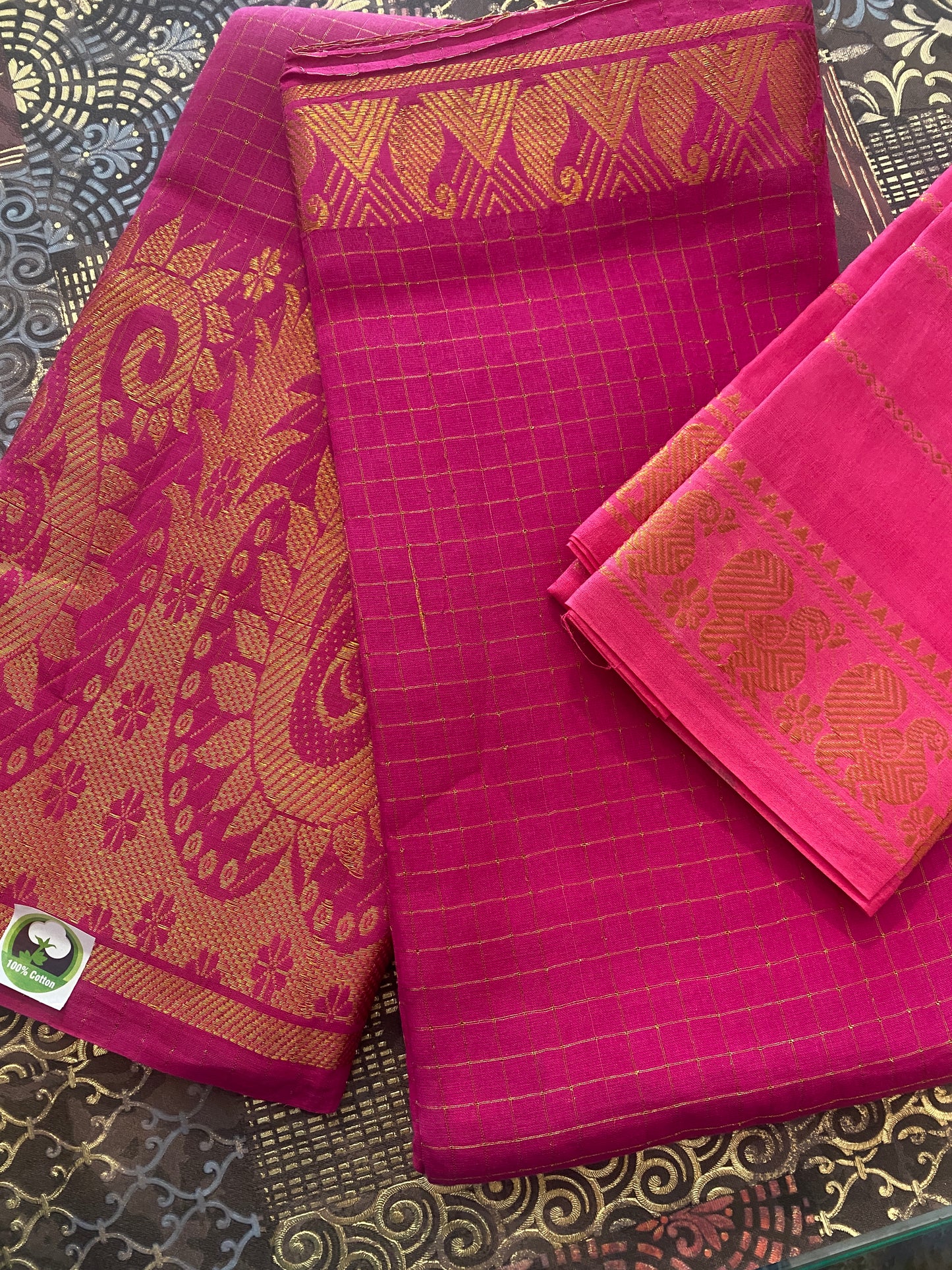 Madurai Sungudi Saree ( With Blouse )