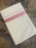 Aruna - Minimal Rose Gold Zari Border Dhoti