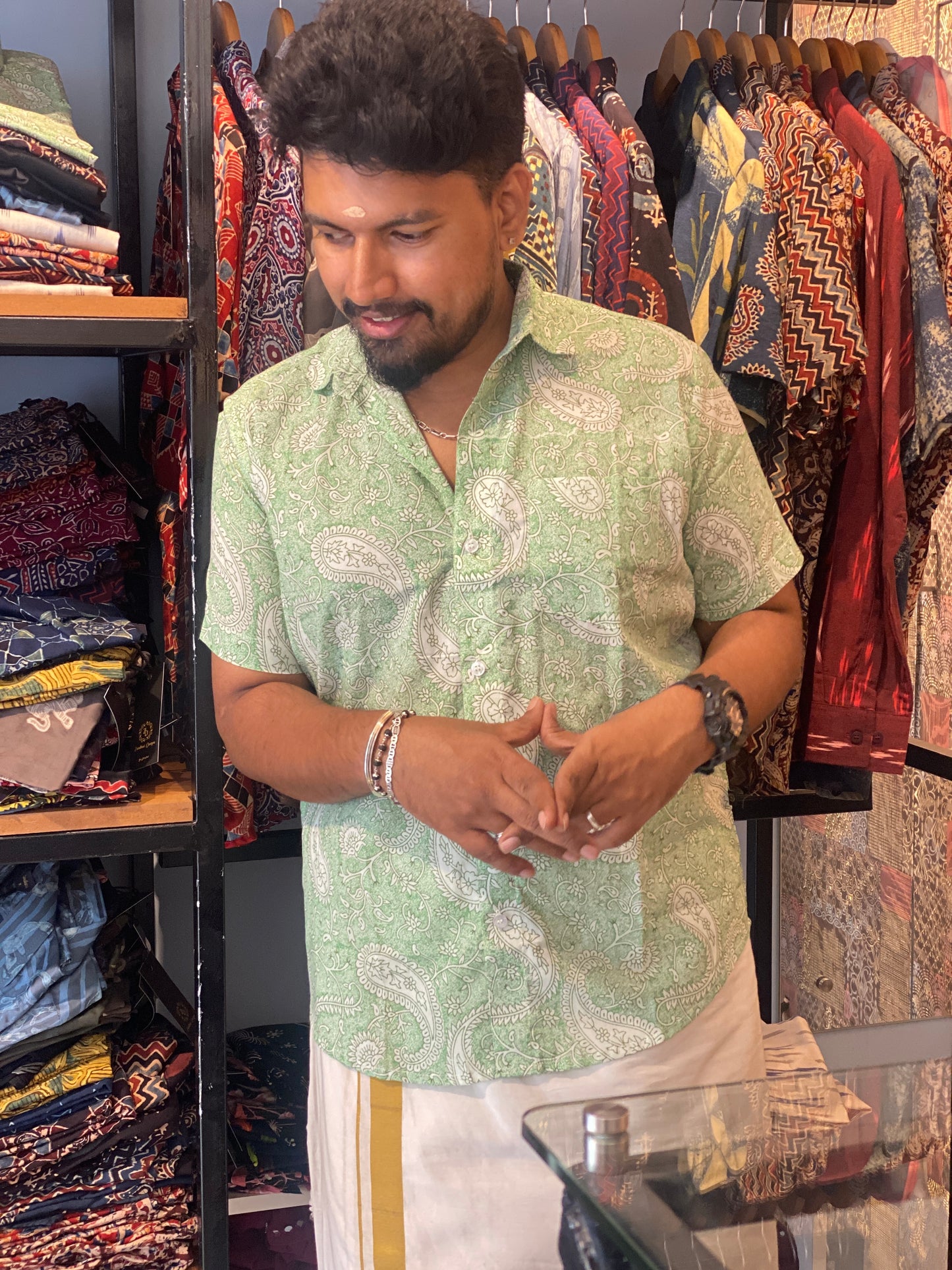 Printed Cotton Shirt