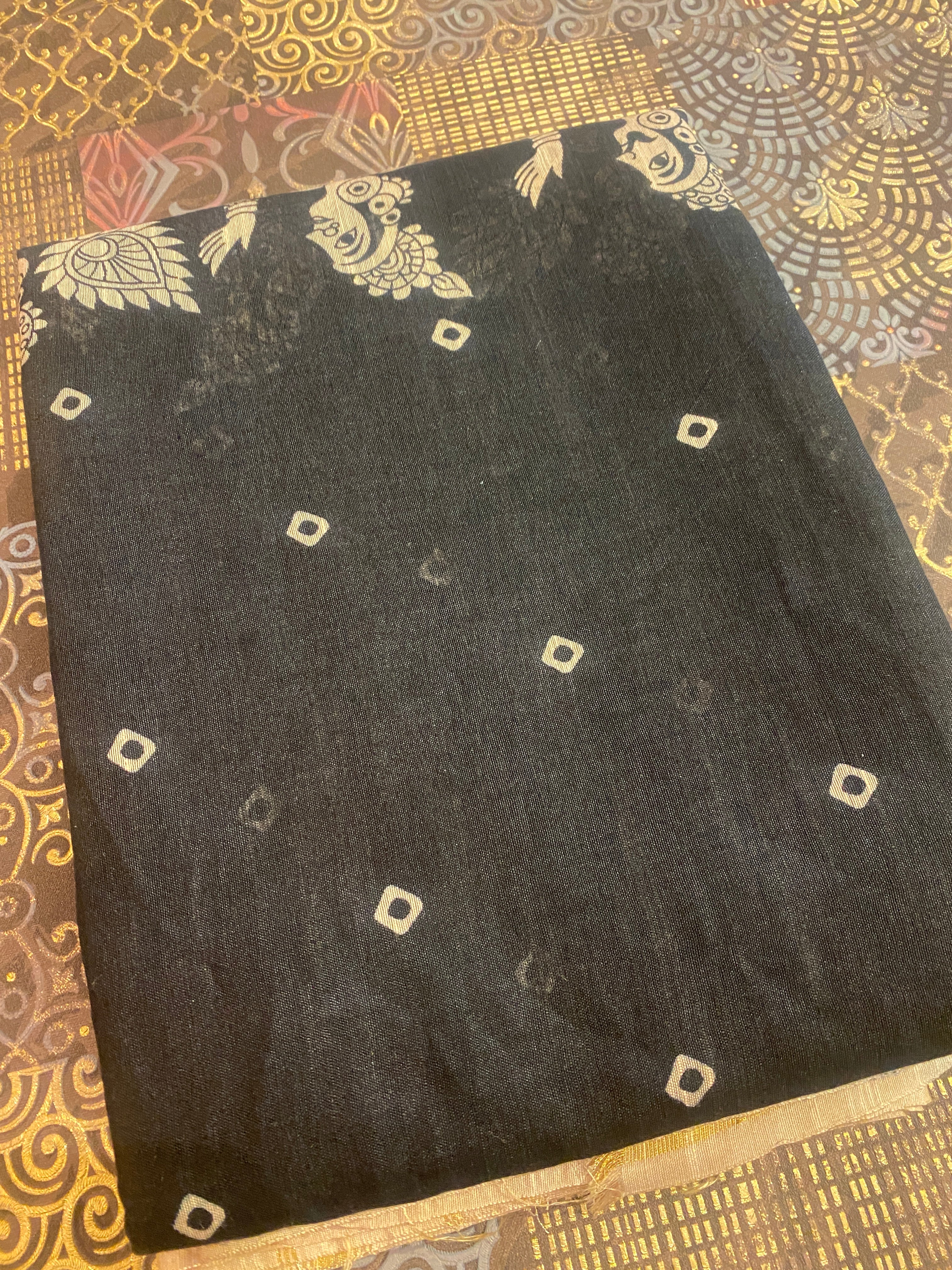 Pen Kalamkari Saree