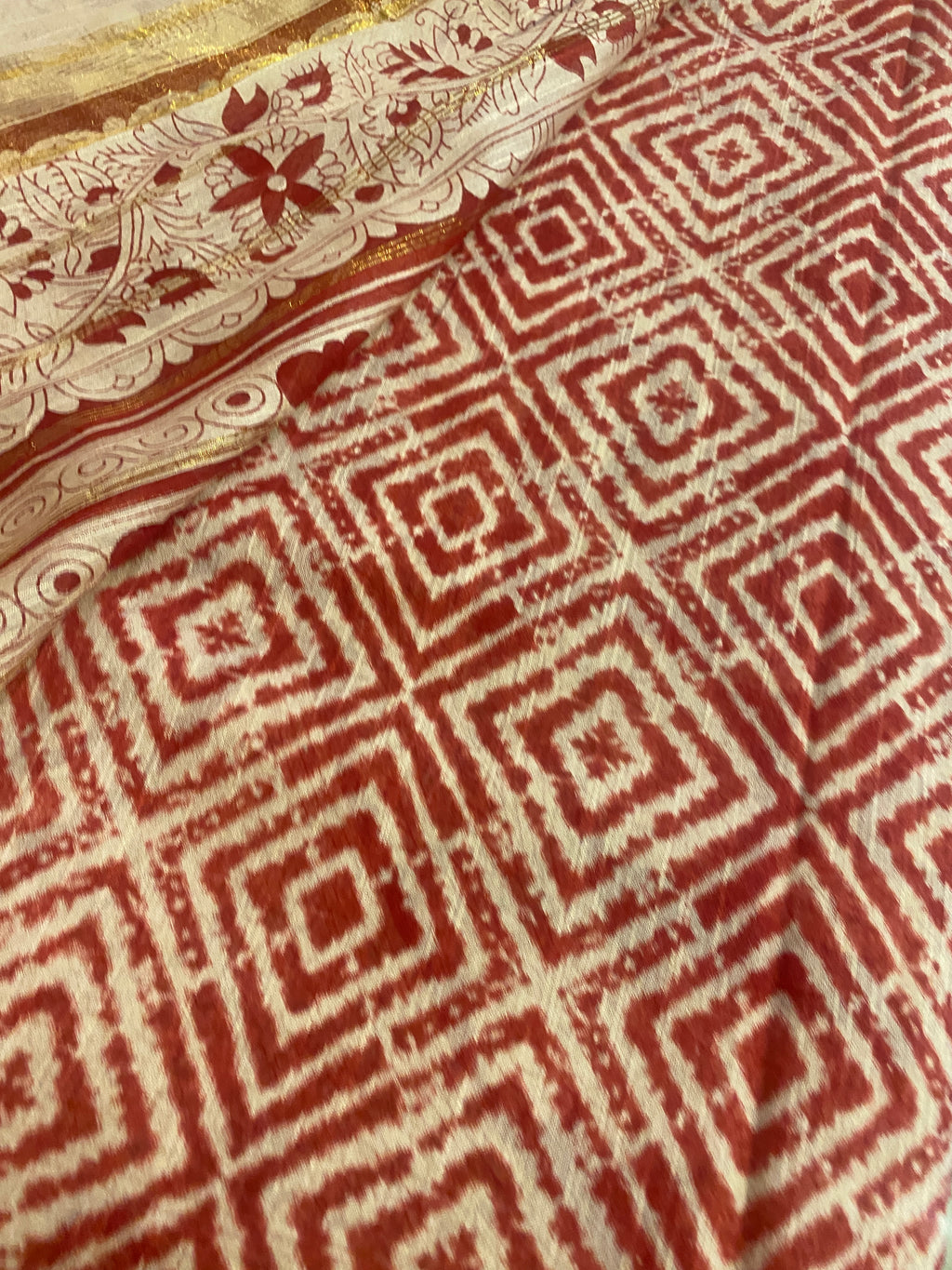 Pen Kalamkari Saree