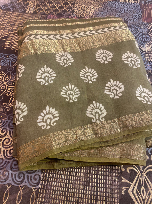 Pure Viscose Silk Saree