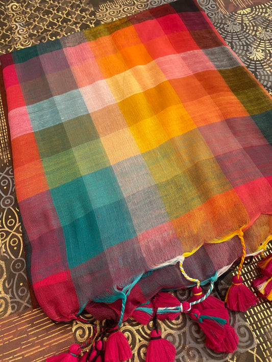 Premium Malmal Cotton Saree