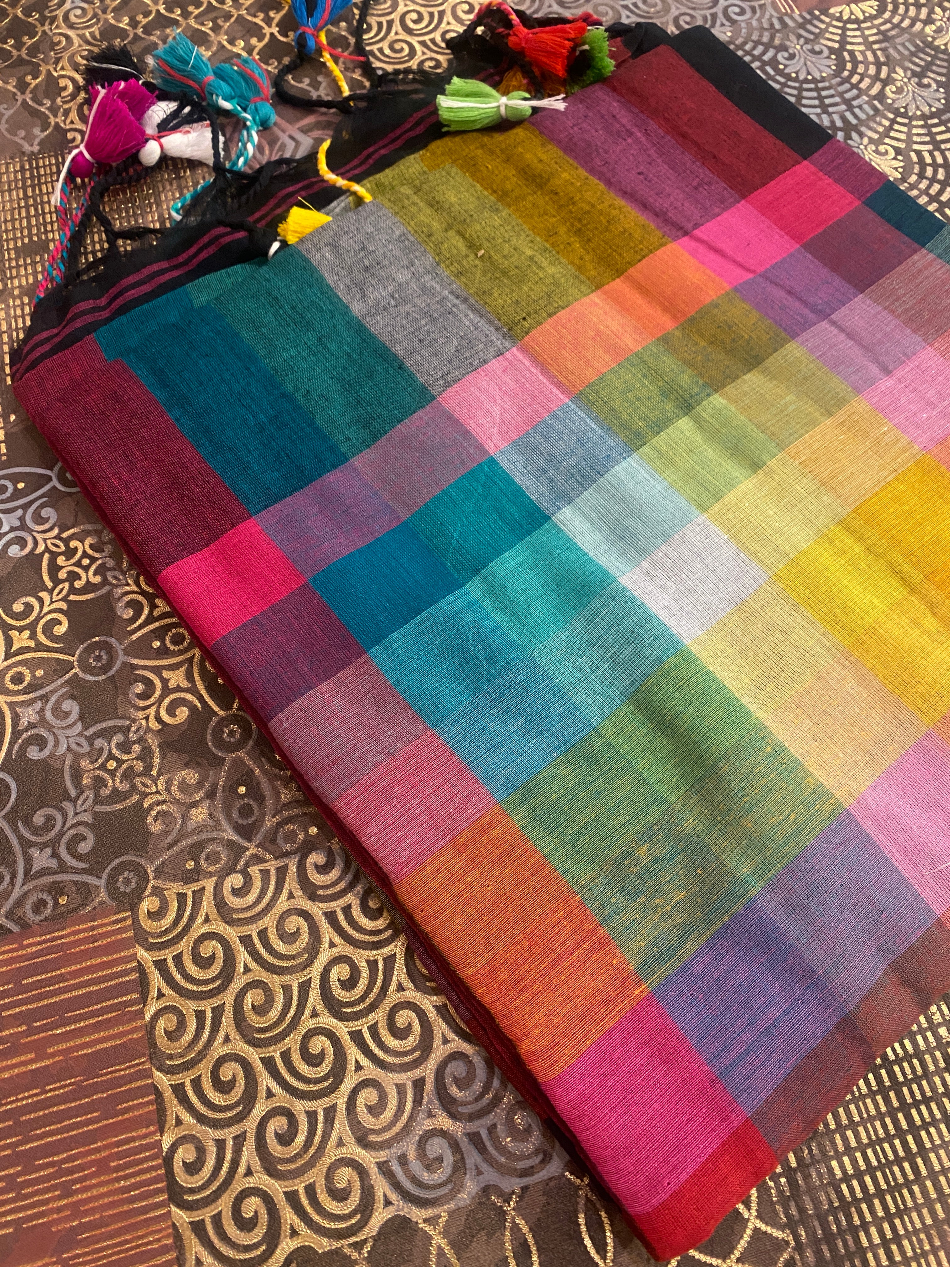Premium Malmal Cotton Saree