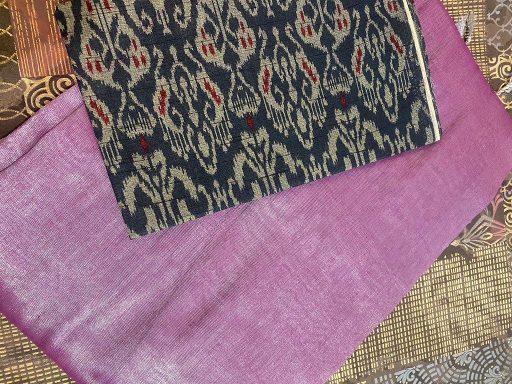 Soft Tissue Saree With Blouse