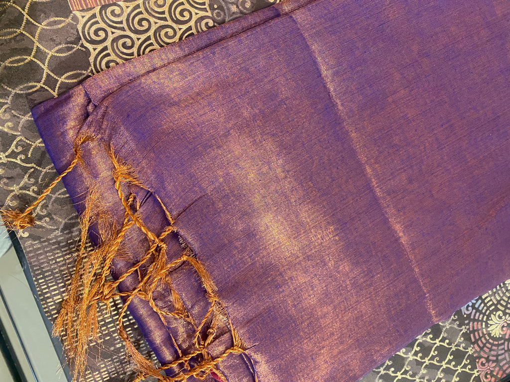 Soft Tissue Saree With Blouse