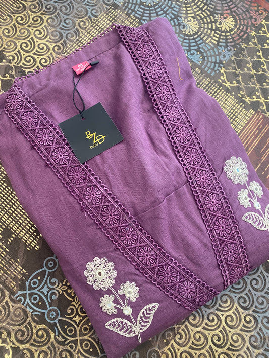 Imported Flex Cotton Top & Bottom Set