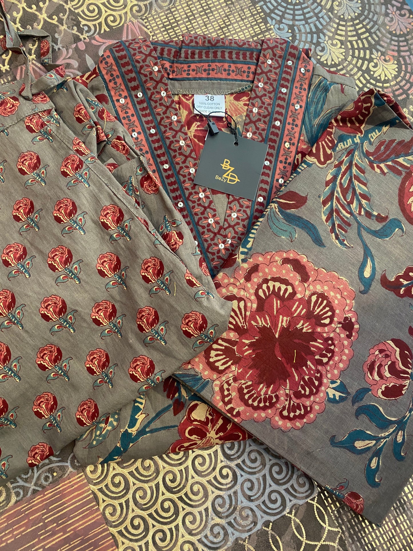 Pure Cotton Kurta Set with Dupatta