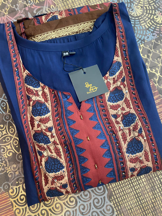 Modal Silk Kurta Set With Dupatta