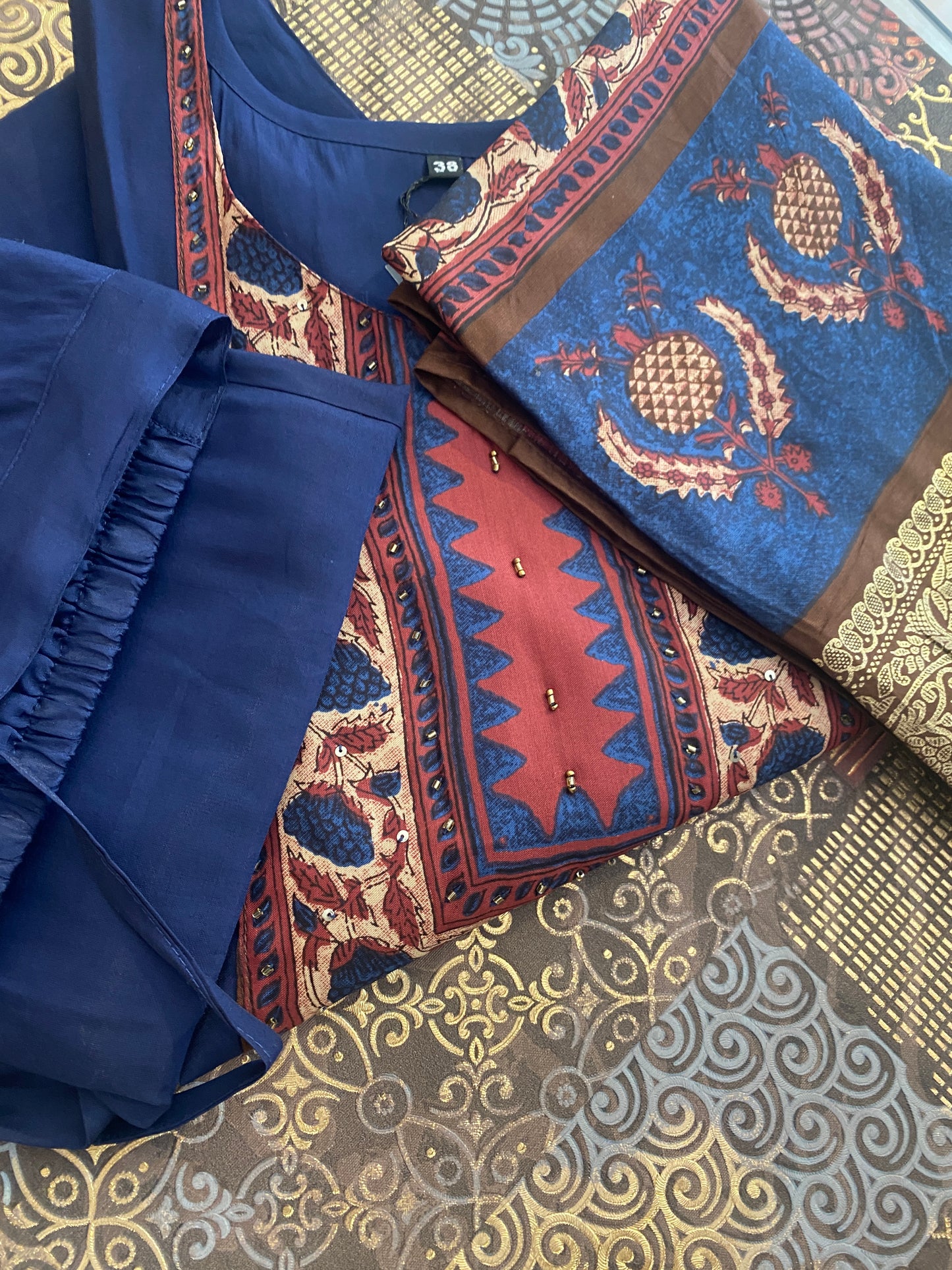 Modal Silk Kurta Set With Dupatta