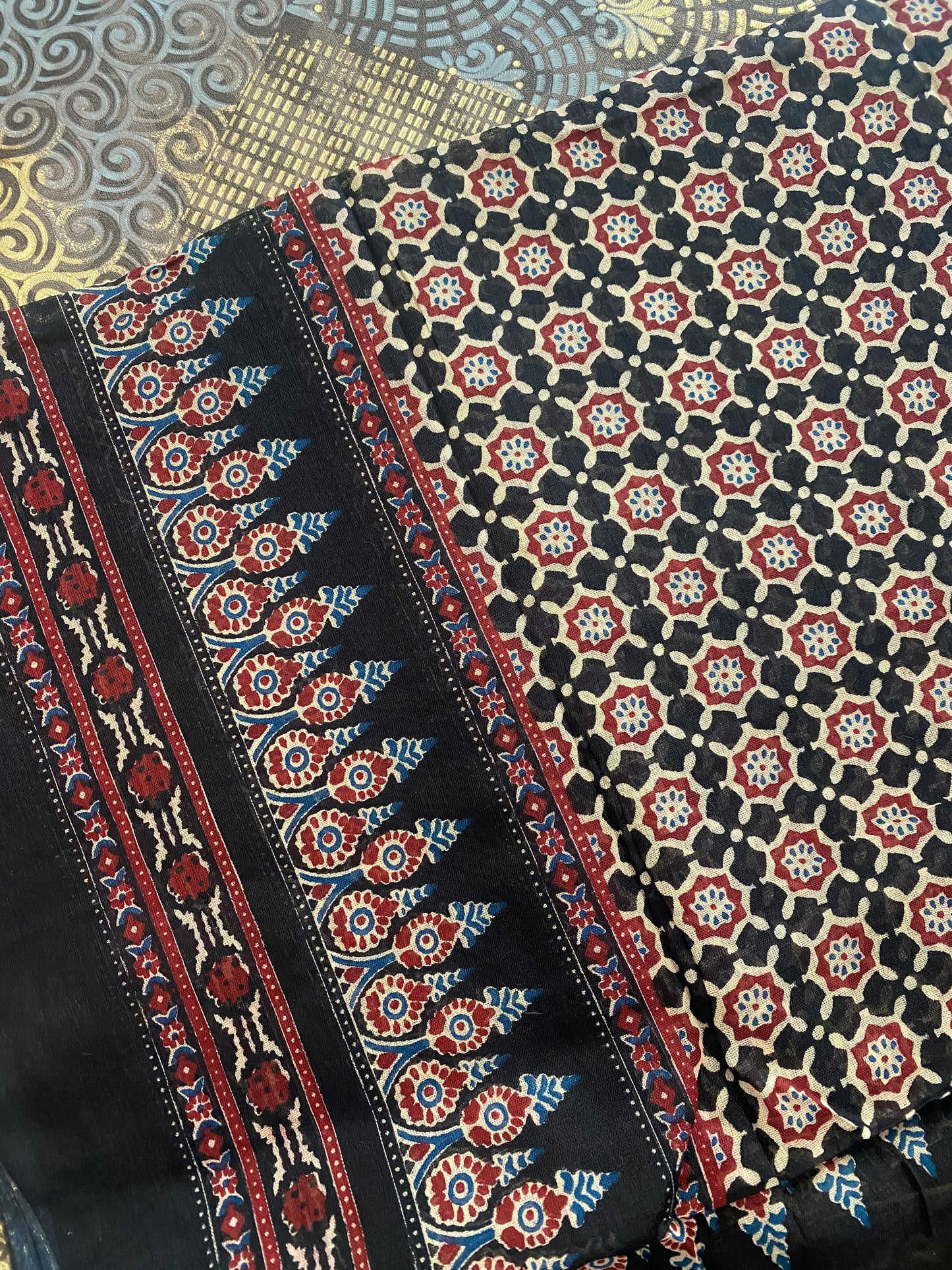 Pure Cotton Handblock Printed Kurta Set With Elegant Cotton Dupatta