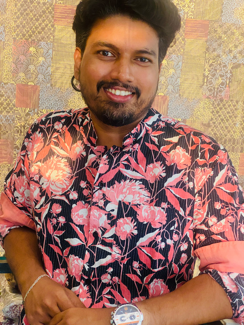 Floral Printed CottonShirt